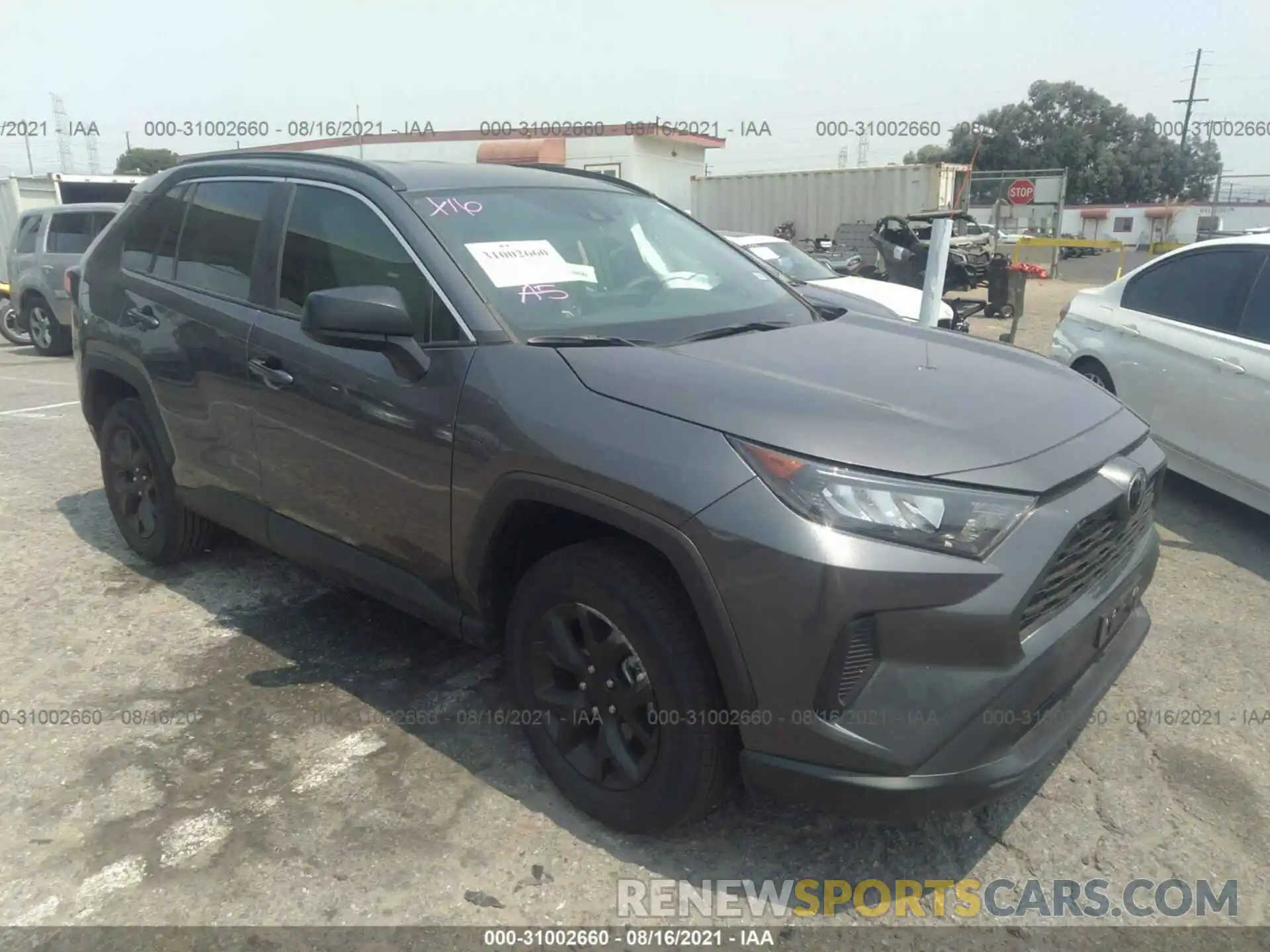 1 Photograph of a damaged car 2T3H1RFV2MC140030 TOYOTA RAV4 2021