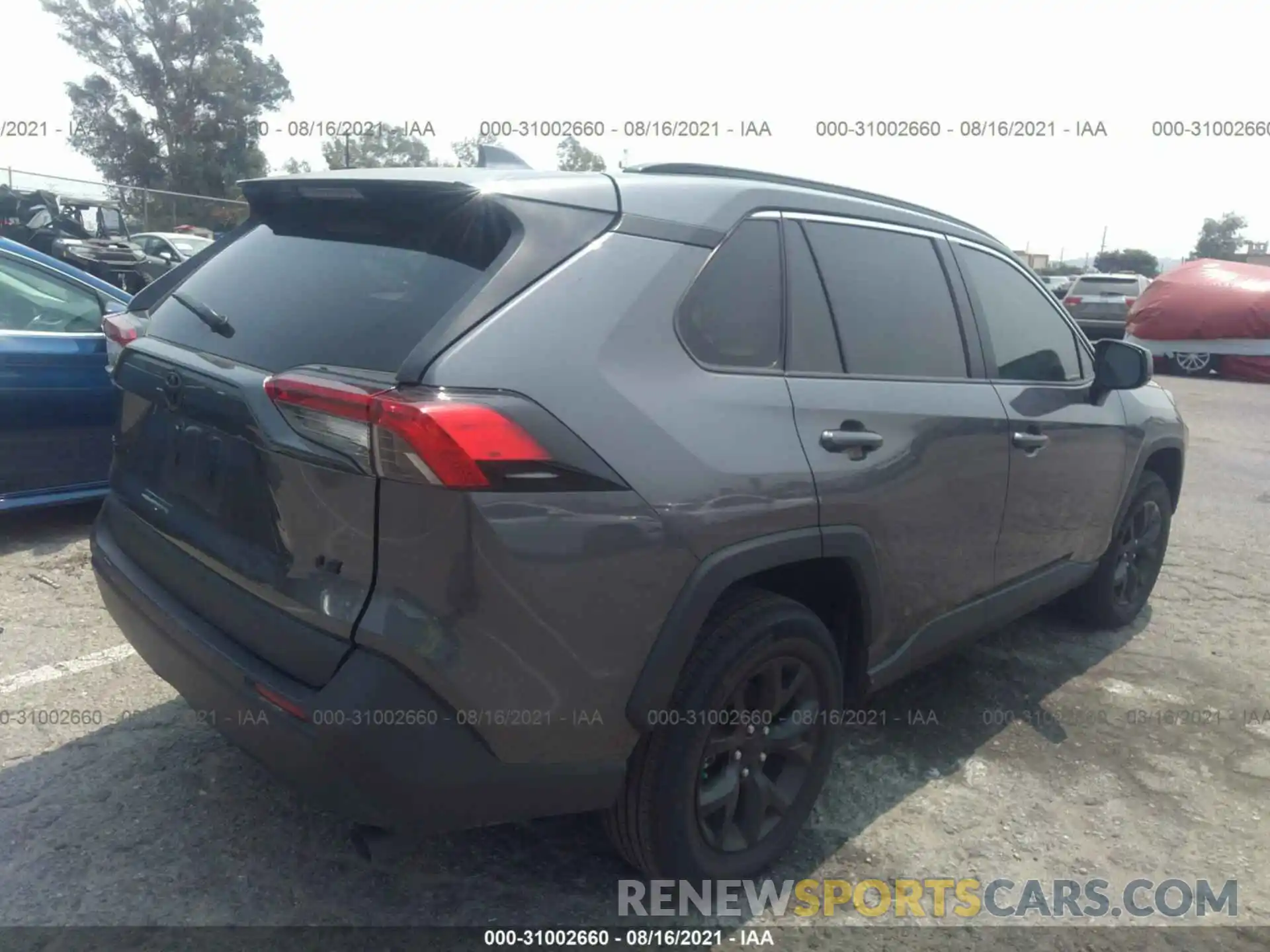 4 Photograph of a damaged car 2T3H1RFV2MC140030 TOYOTA RAV4 2021