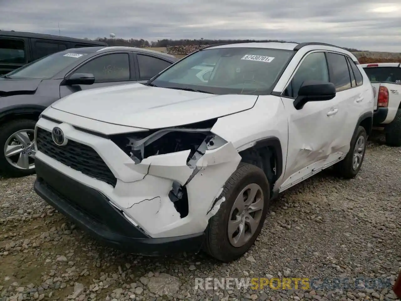 2 Photograph of a damaged car 2T3H1RFV2MC152436 TOYOTA RAV4 2021