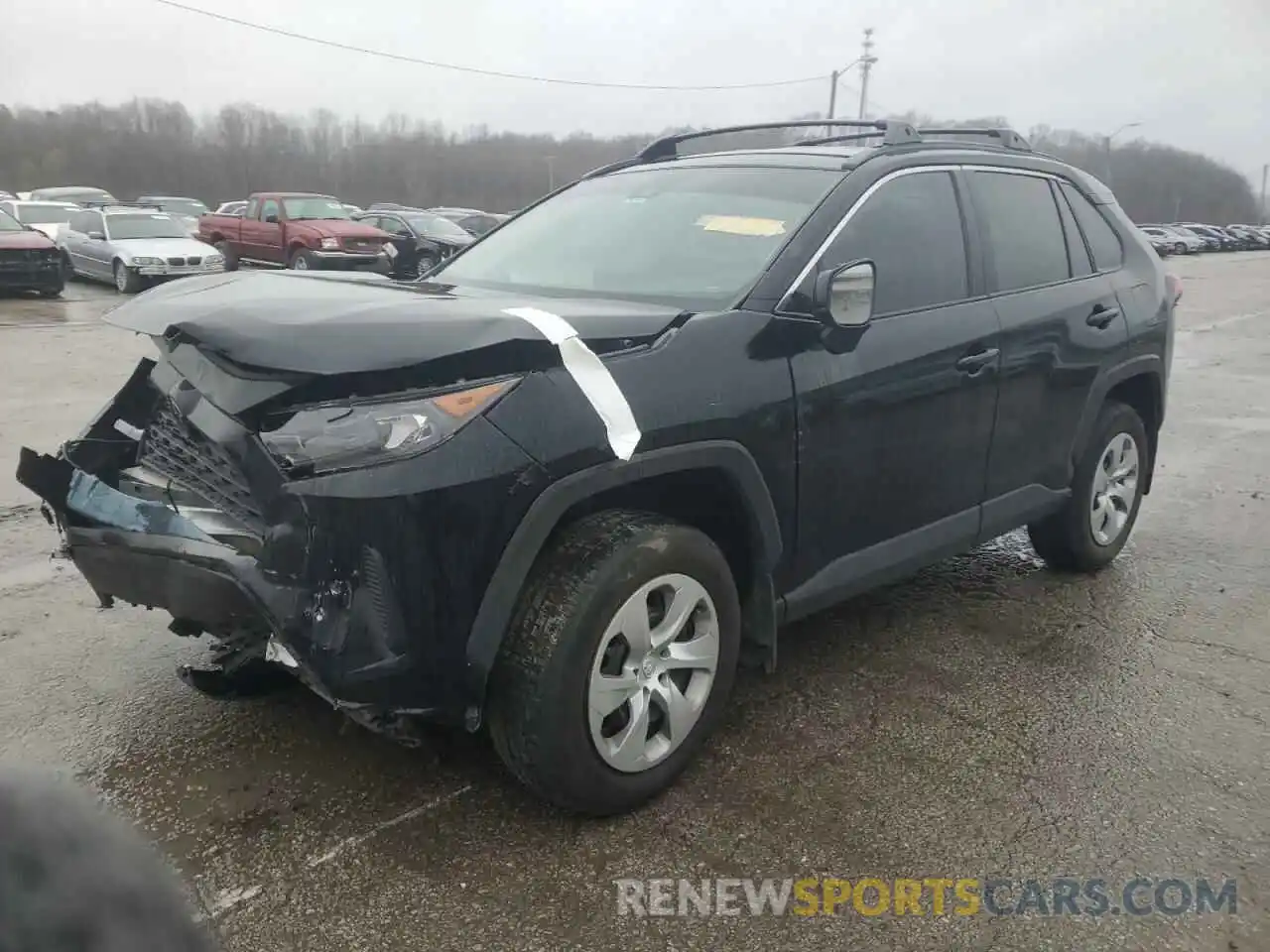 1 Photograph of a damaged car 2T3H1RFV2MC159970 TOYOTA RAV4 2021