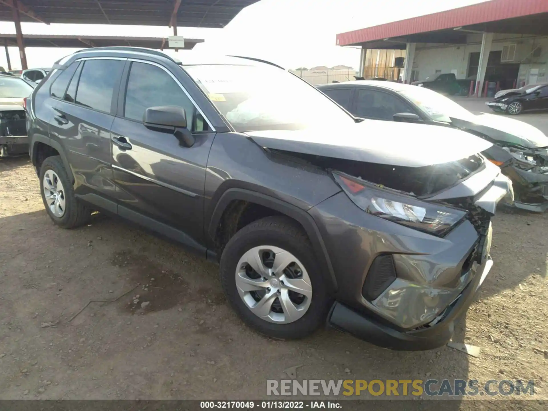 1 Photograph of a damaged car 2T3H1RFV2MC168636 TOYOTA RAV4 2021