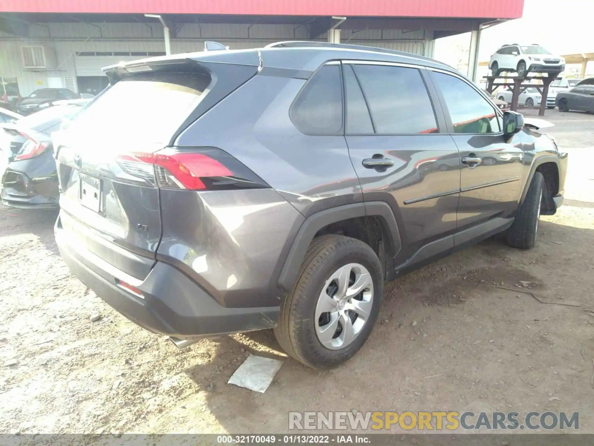 4 Фотография поврежденного автомобиля 2T3H1RFV2MC168636 TOYOTA RAV4 2021