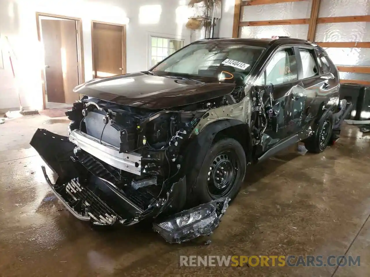 2 Photograph of a damaged car 2T3H1RFV2MW105230 TOYOTA RAV4 2021