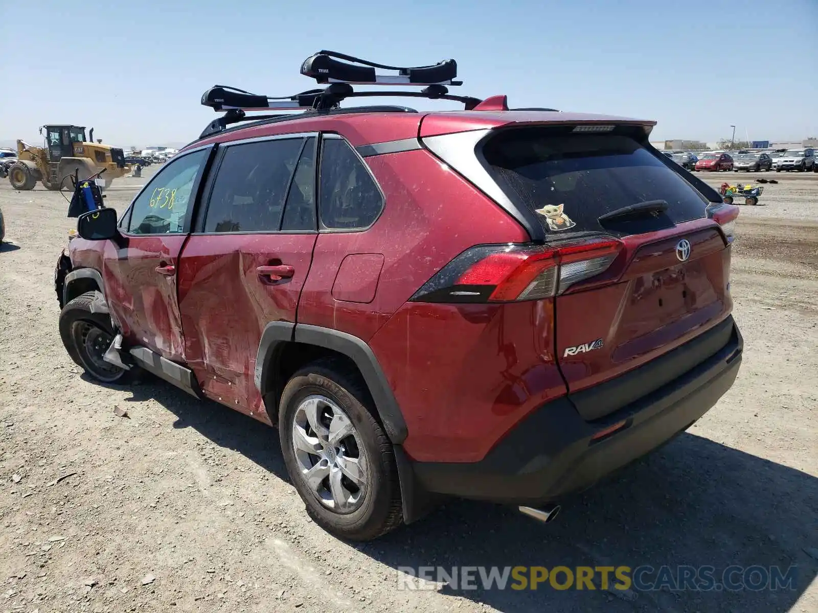 3 Photograph of a damaged car 2T3H1RFV2MW108726 TOYOTA RAV4 2021