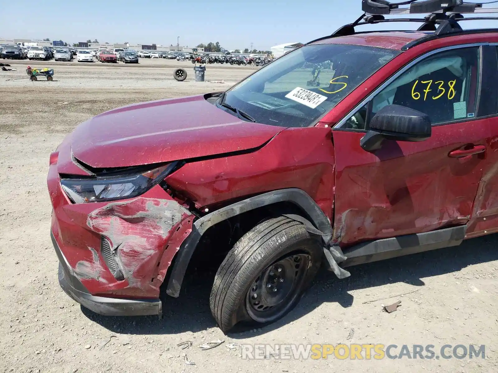 9 Photograph of a damaged car 2T3H1RFV2MW108726 TOYOTA RAV4 2021