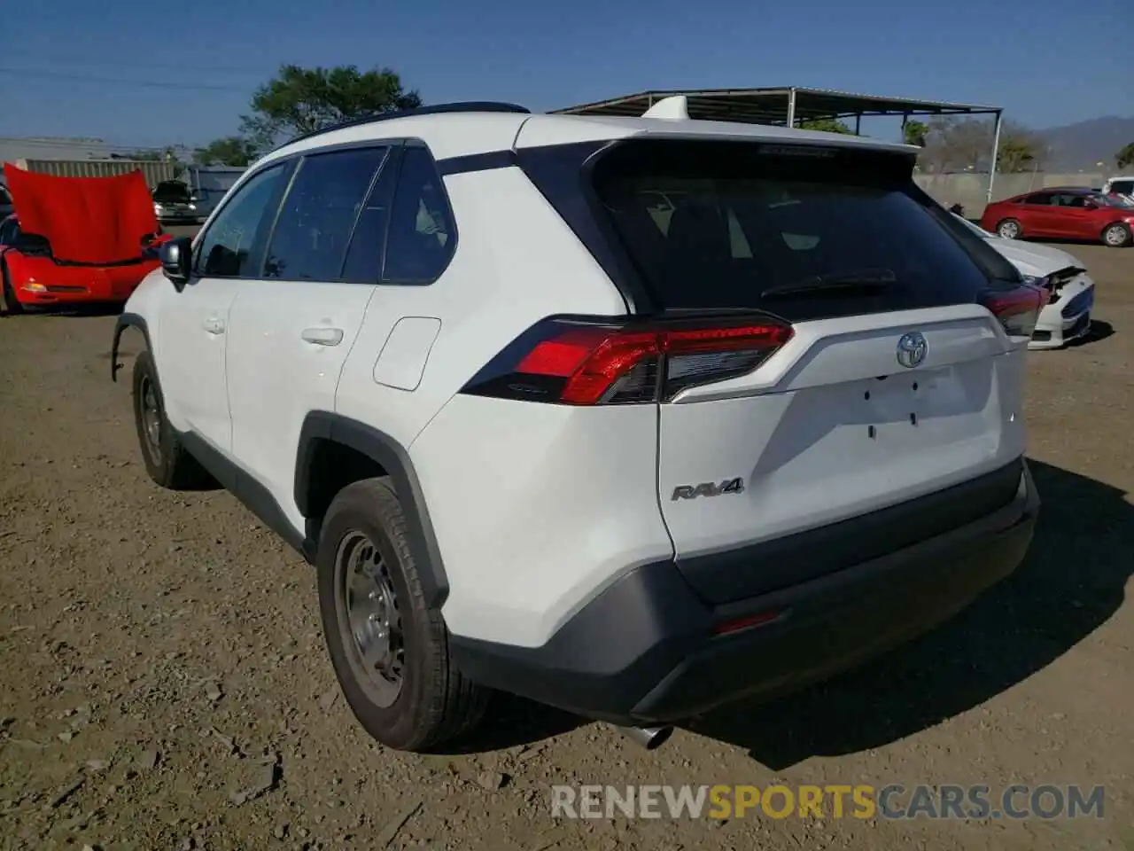 3 Photograph of a damaged car 2T3H1RFV2MW121377 TOYOTA RAV4 2021