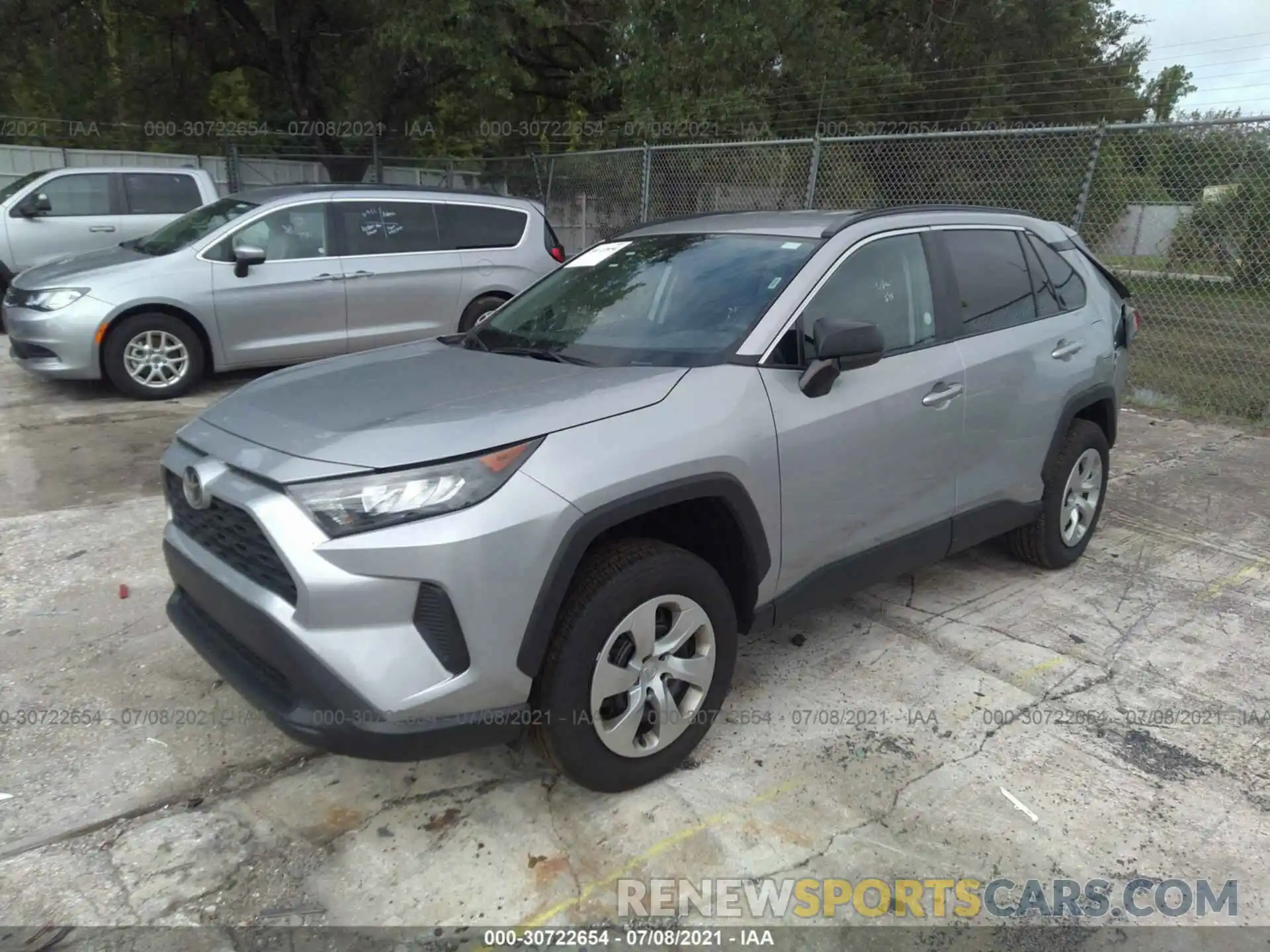 2 Photograph of a damaged car 2T3H1RFV2MW129141 TOYOTA RAV4 2021