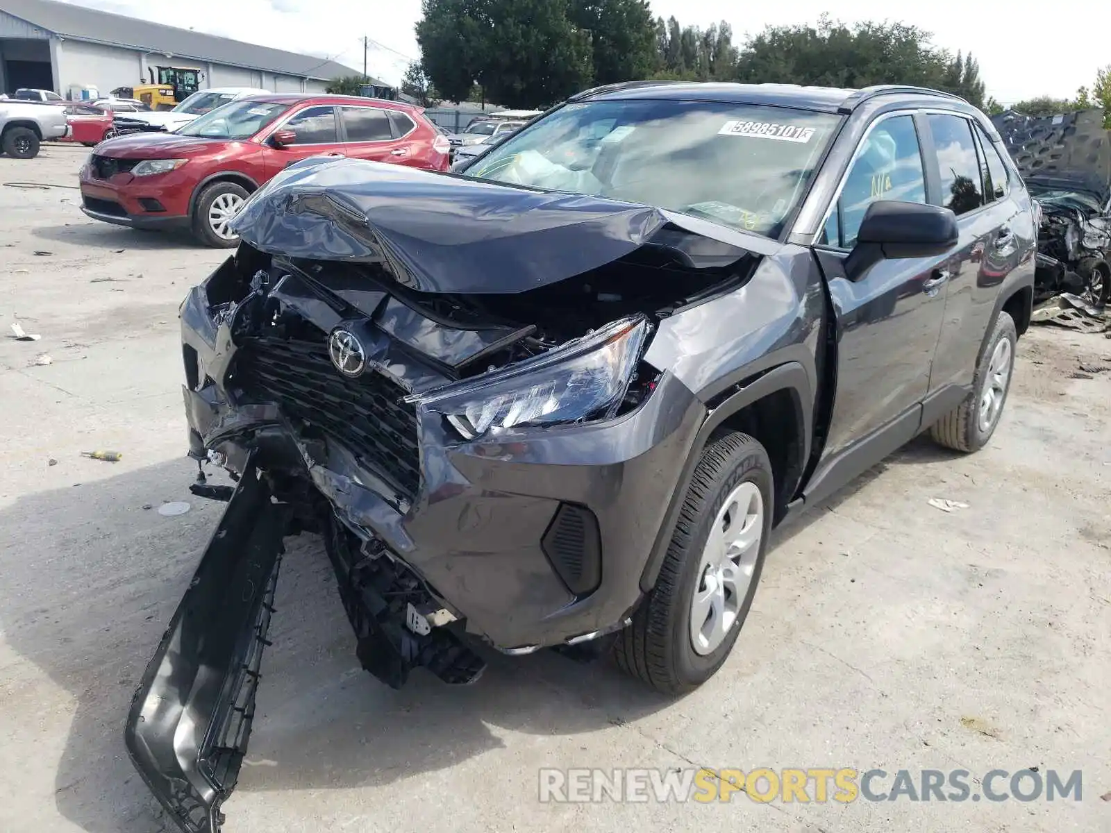 2 Photograph of a damaged car 2T3H1RFV2MW135070 TOYOTA RAV4 2021