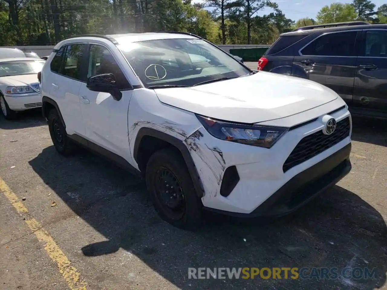 1 Photograph of a damaged car 2T3H1RFV2MW142360 TOYOTA RAV4 2021