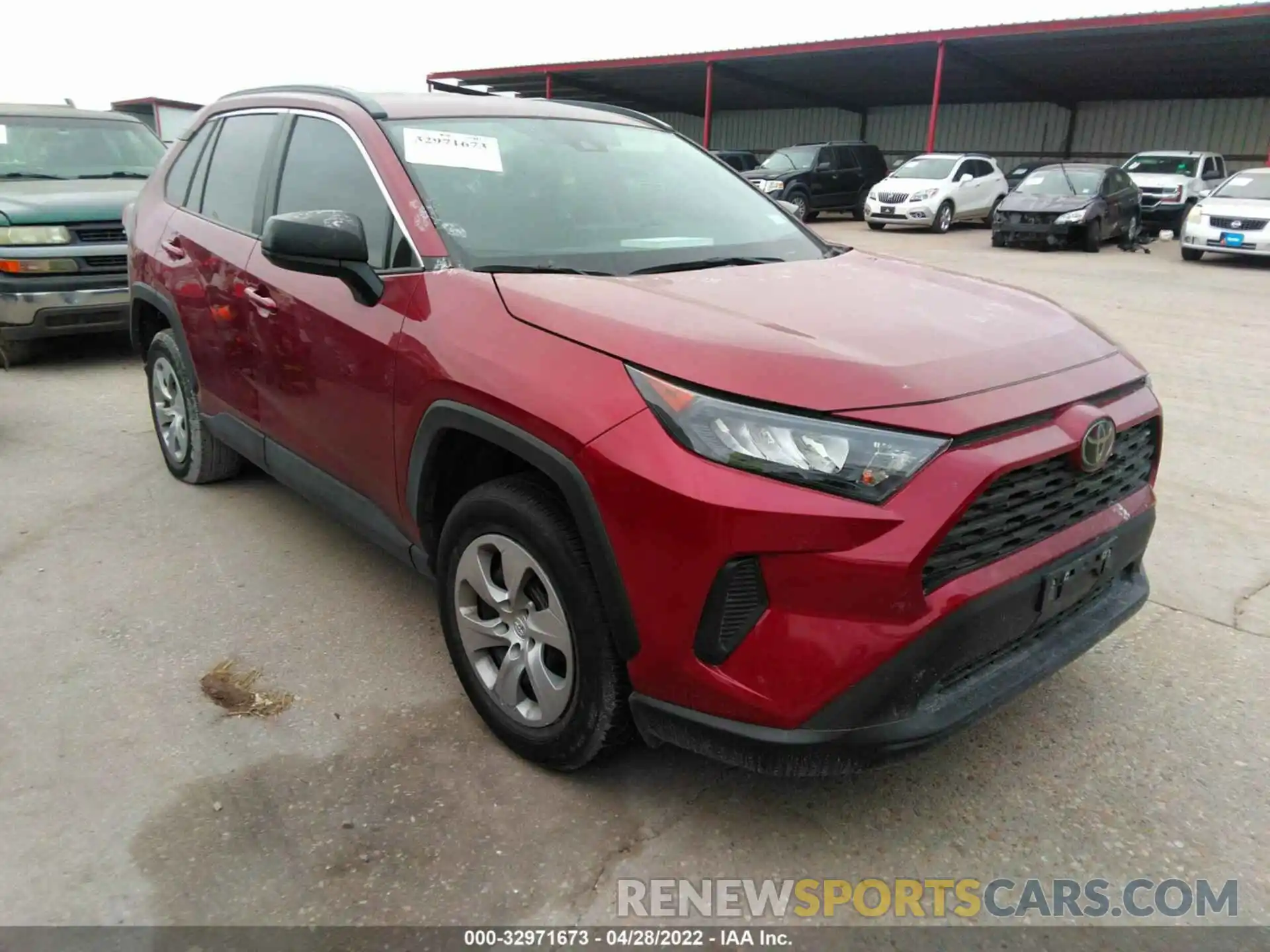 1 Фотография поврежденного автомобиля 2T3H1RFV2MW146005 TOYOTA RAV4 2021