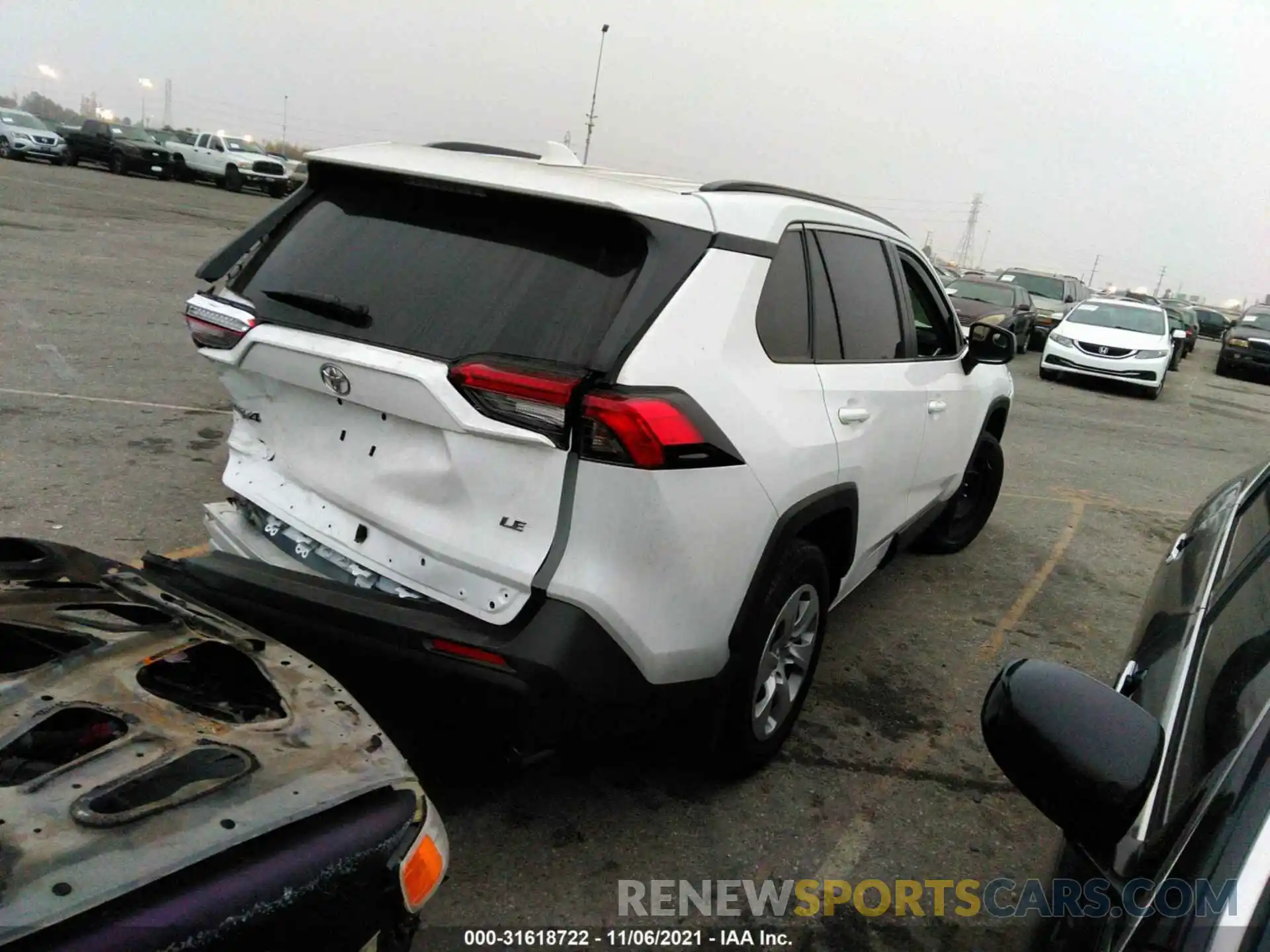 4 Фотография поврежденного автомобиля 2T3H1RFV2MW146179 TOYOTA RAV4 2021