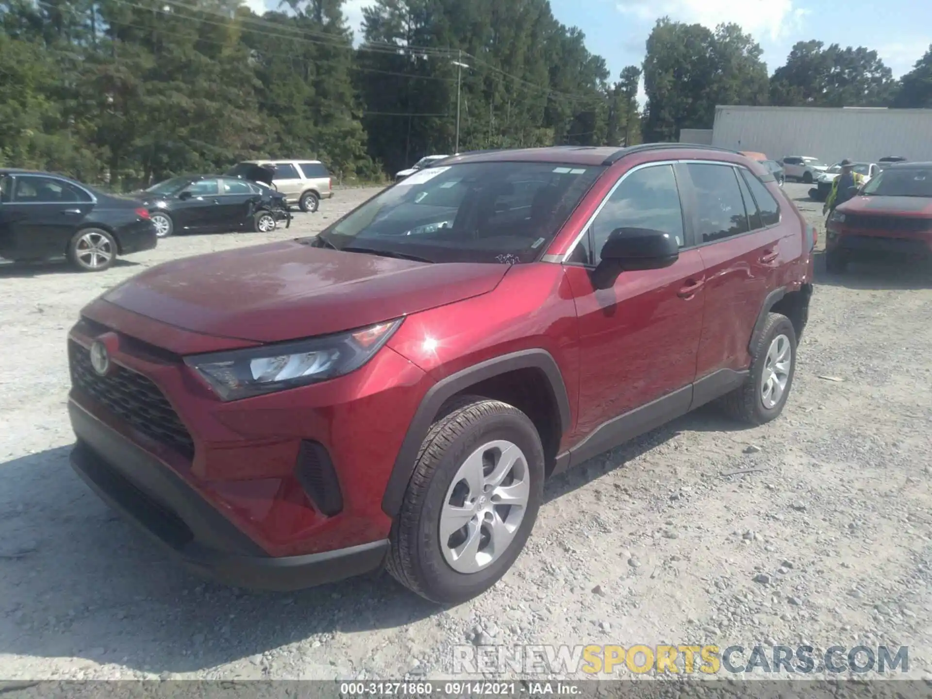 2 Photograph of a damaged car 2T3H1RFV2MW150894 TOYOTA RAV4 2021