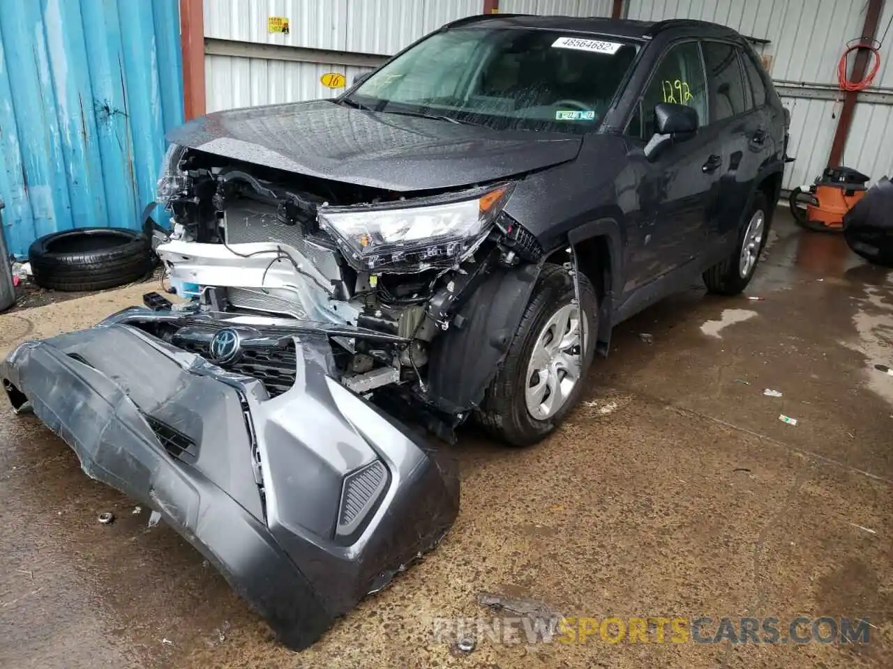 2 Photograph of a damaged car 2T3H1RFV2MW165590 TOYOTA RAV4 2021