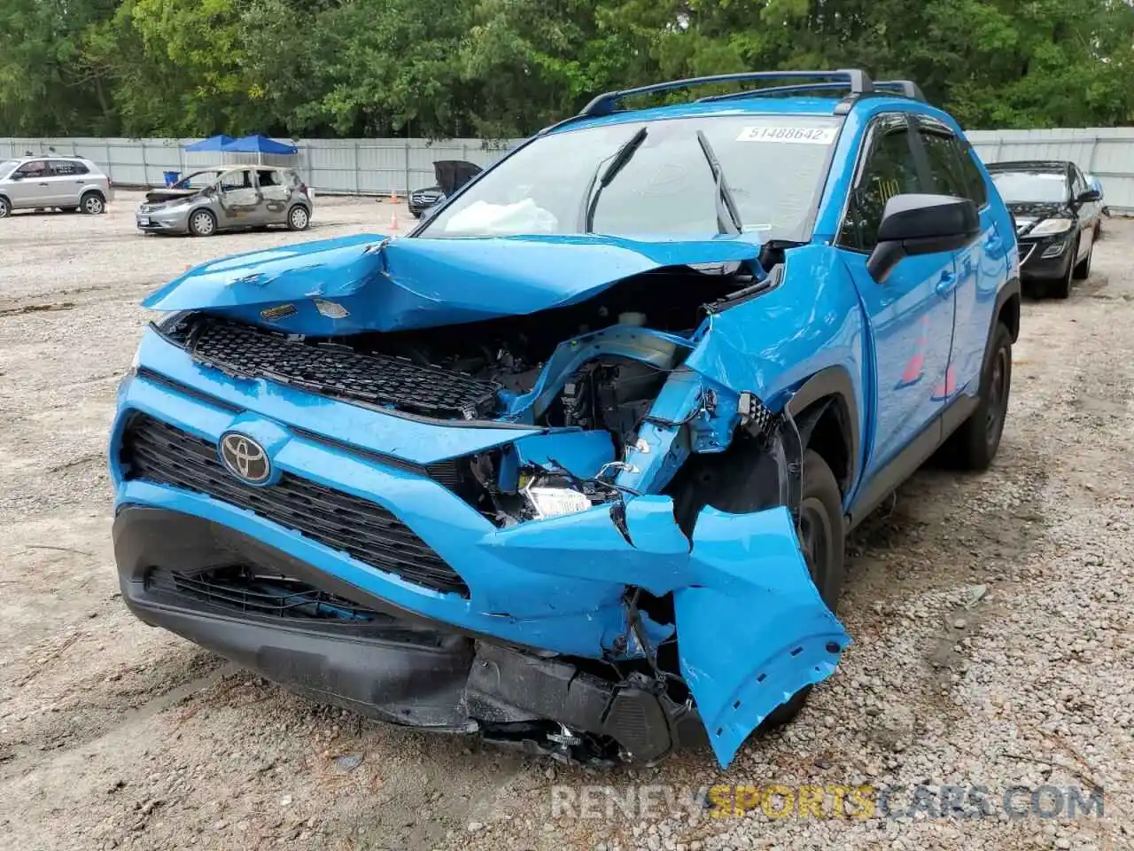 2 Photograph of a damaged car 2T3H1RFV2MW178338 TOYOTA RAV4 2021