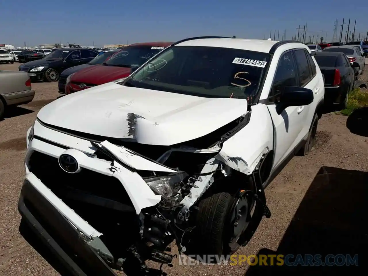 2 Photograph of a damaged car 2T3H1RFV3MC093820 TOYOTA RAV4 2021