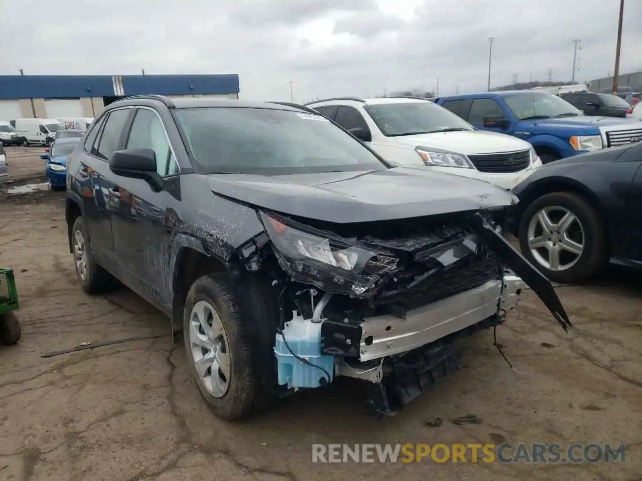 1 Photograph of a damaged car 2T3H1RFV3MC094143 TOYOTA RAV4 2021