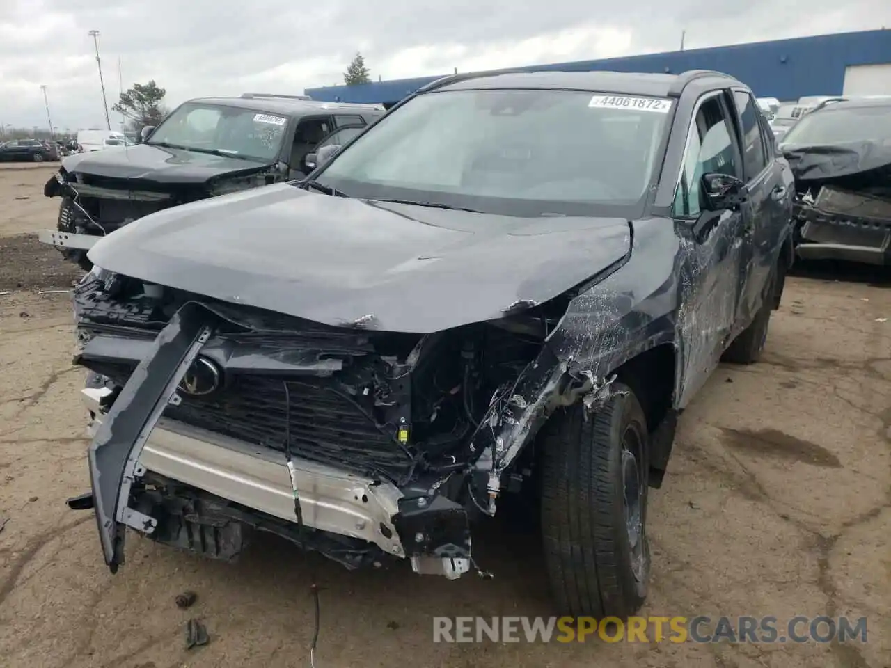 2 Photograph of a damaged car 2T3H1RFV3MC094143 TOYOTA RAV4 2021