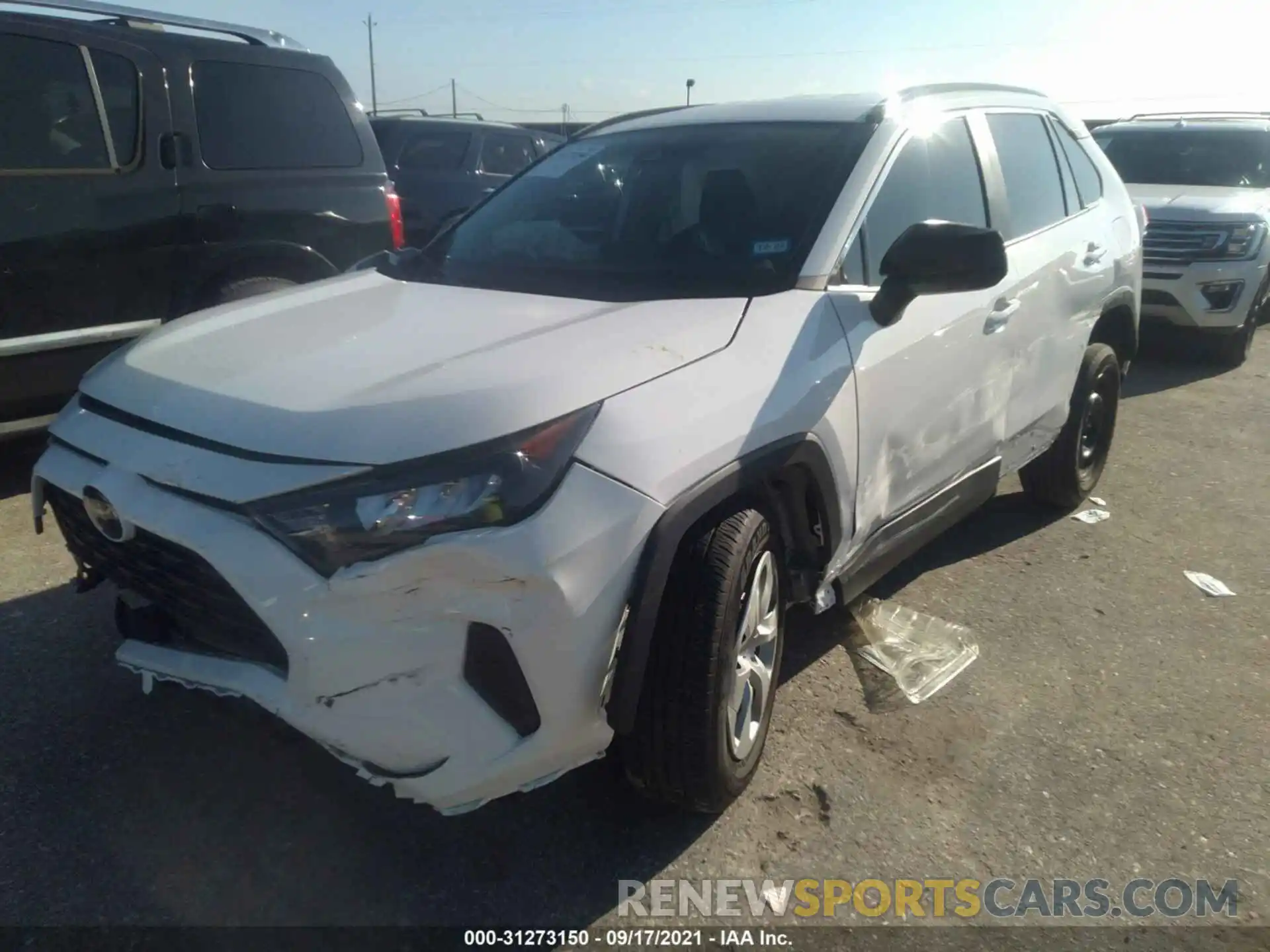 2 Photograph of a damaged car 2T3H1RFV3MC096829 TOYOTA RAV4 2021