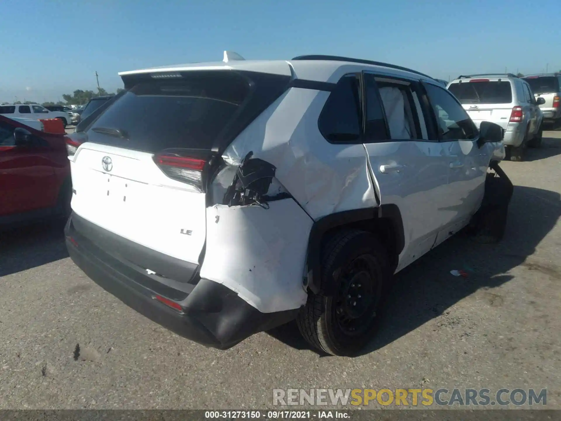 4 Photograph of a damaged car 2T3H1RFV3MC096829 TOYOTA RAV4 2021