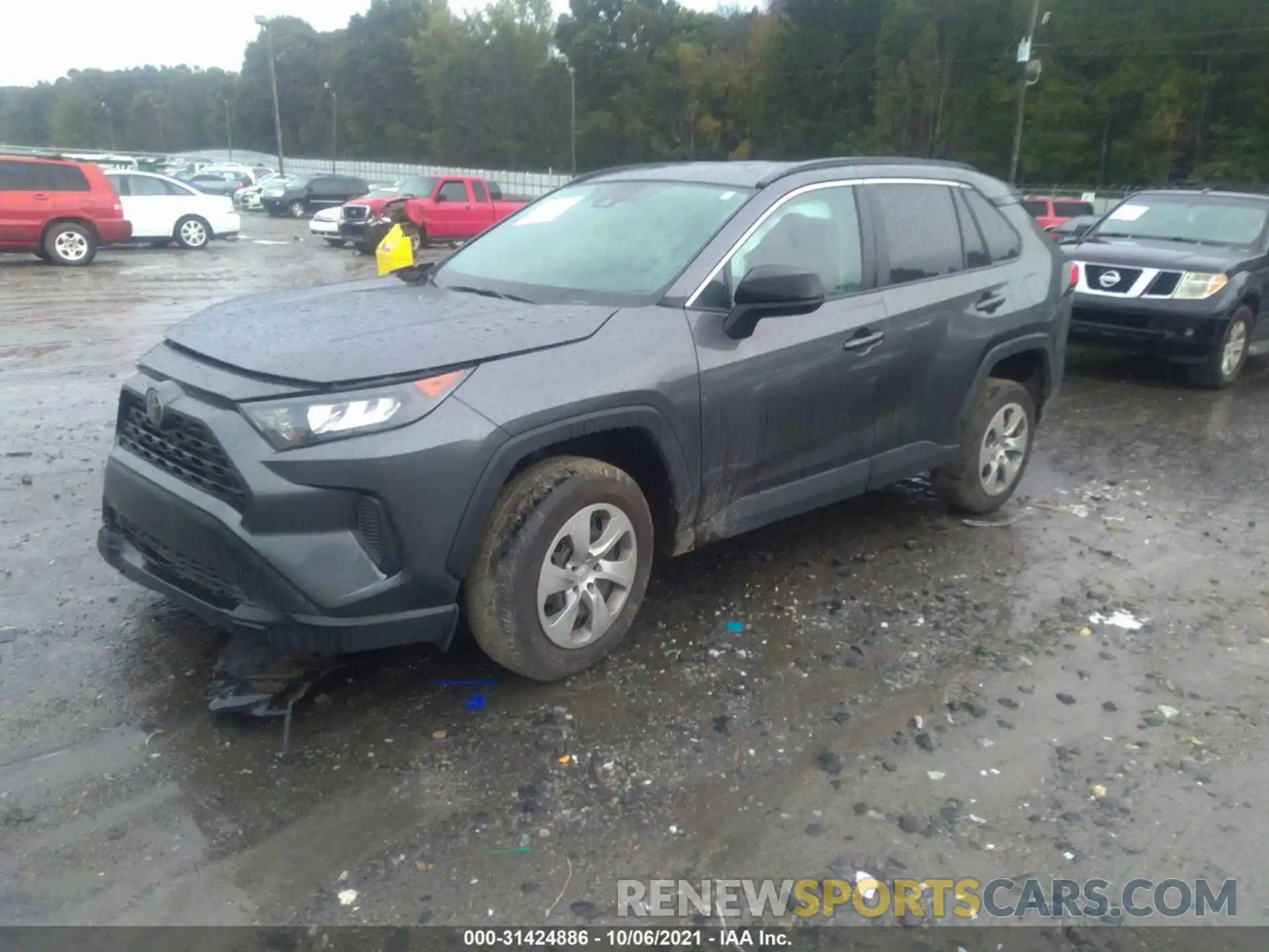 2 Photograph of a damaged car 2T3H1RFV3MC097365 TOYOTA RAV4 2021