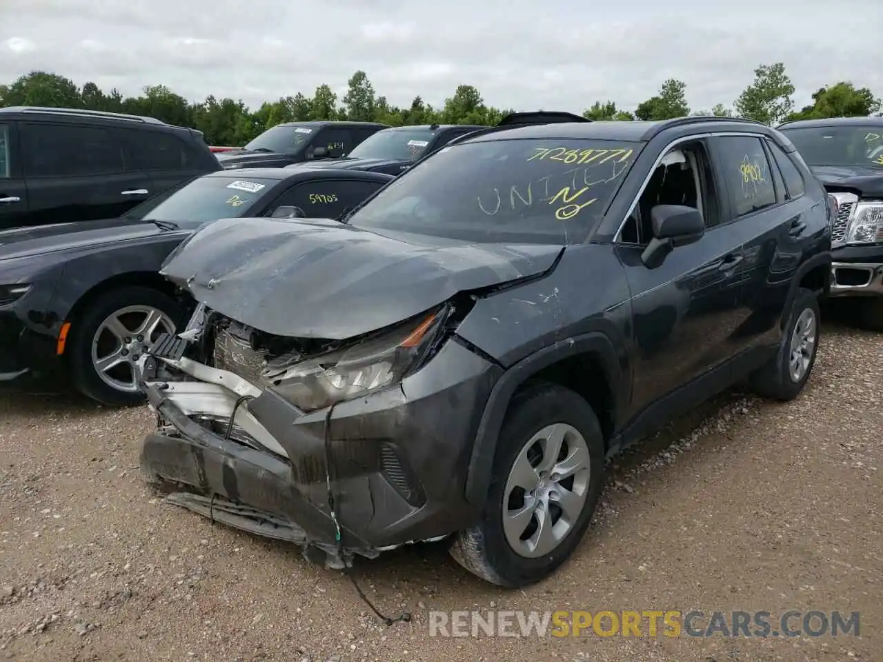 2 Photograph of a damaged car 2T3H1RFV3MC104430 TOYOTA RAV4 2021