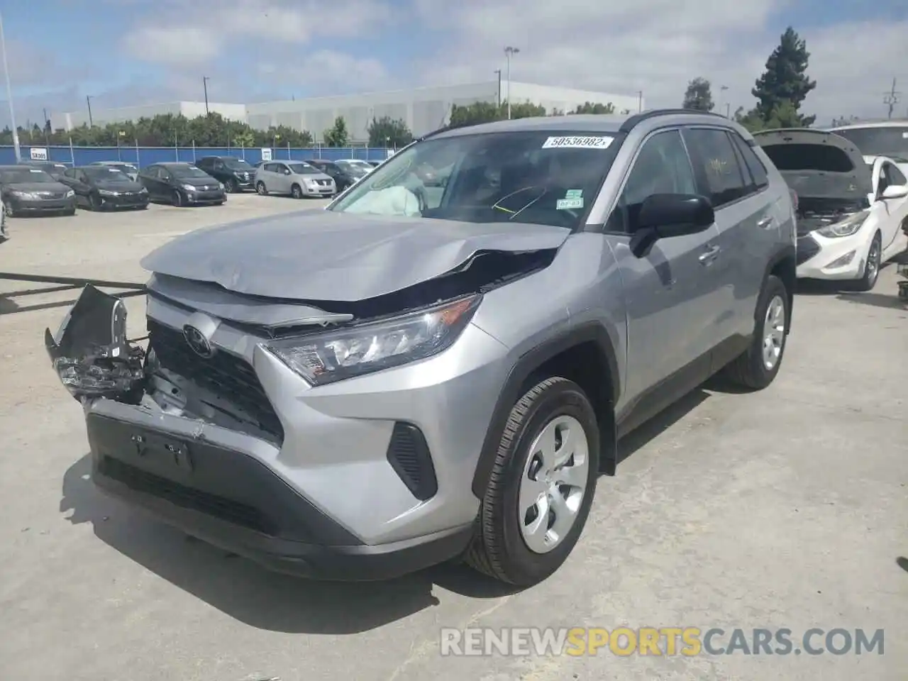 2 Photograph of a damaged car 2T3H1RFV3MC108915 TOYOTA RAV4 2021