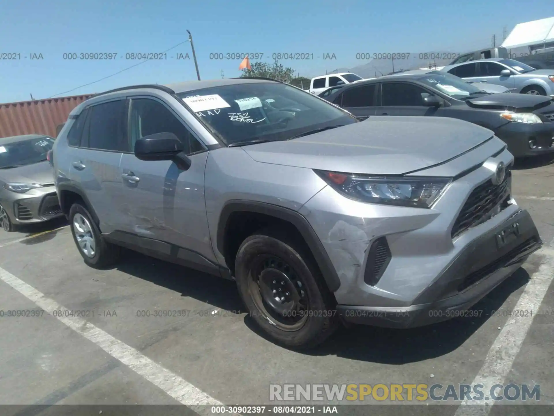 1 Photograph of a damaged car 2T3H1RFV3MC123253 TOYOTA RAV4 2021