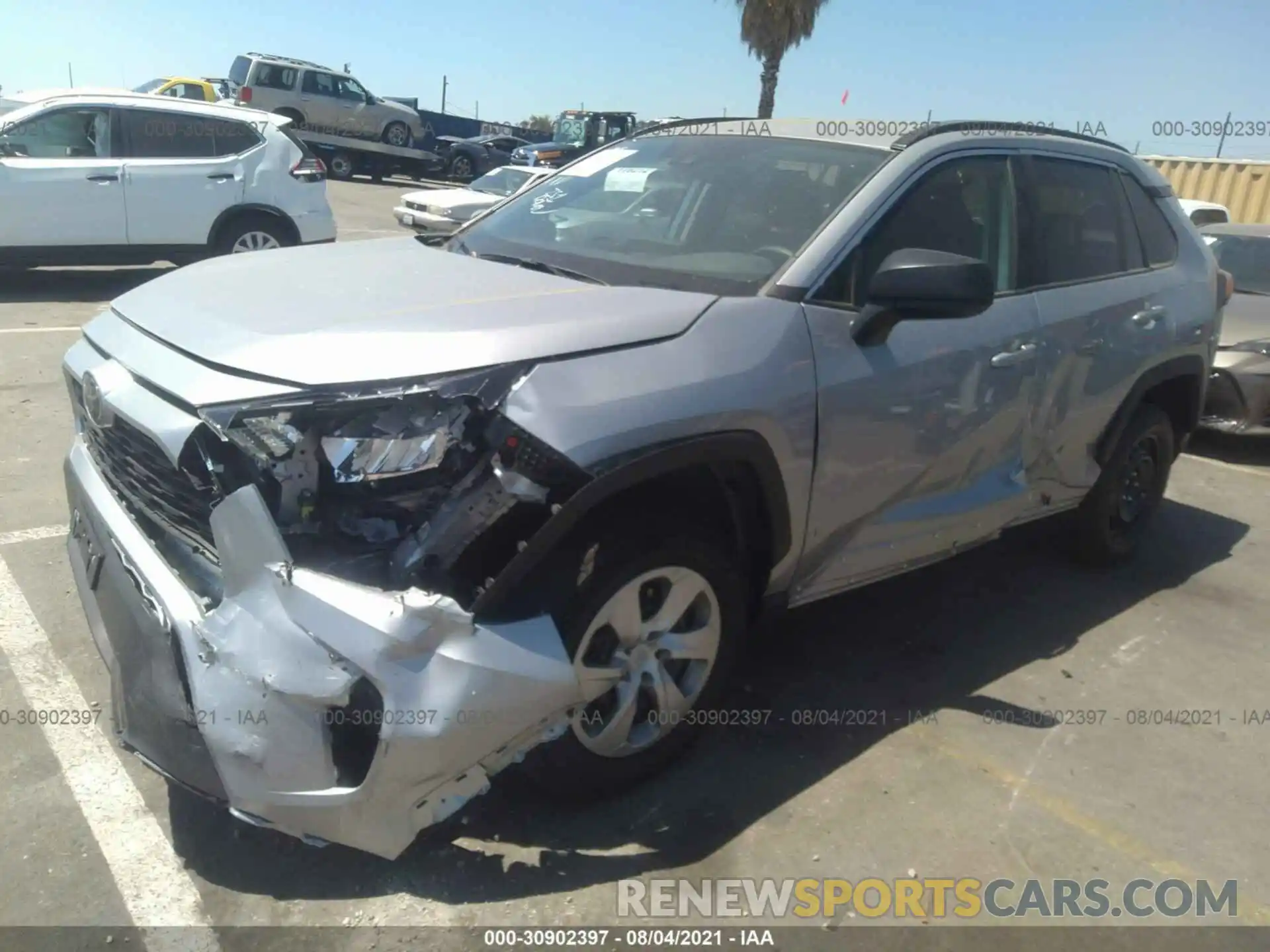 2 Photograph of a damaged car 2T3H1RFV3MC123253 TOYOTA RAV4 2021