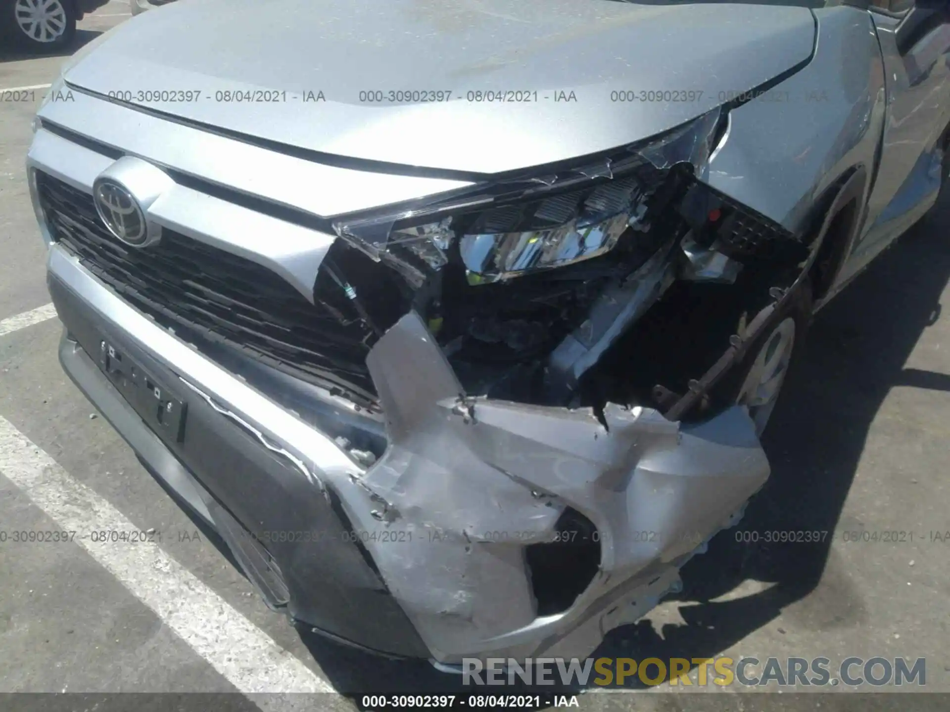 6 Photograph of a damaged car 2T3H1RFV3MC123253 TOYOTA RAV4 2021