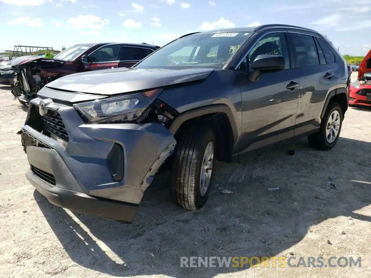 2 Photograph of a damaged car 2T3H1RFV3MC126220 TOYOTA RAV4 2021