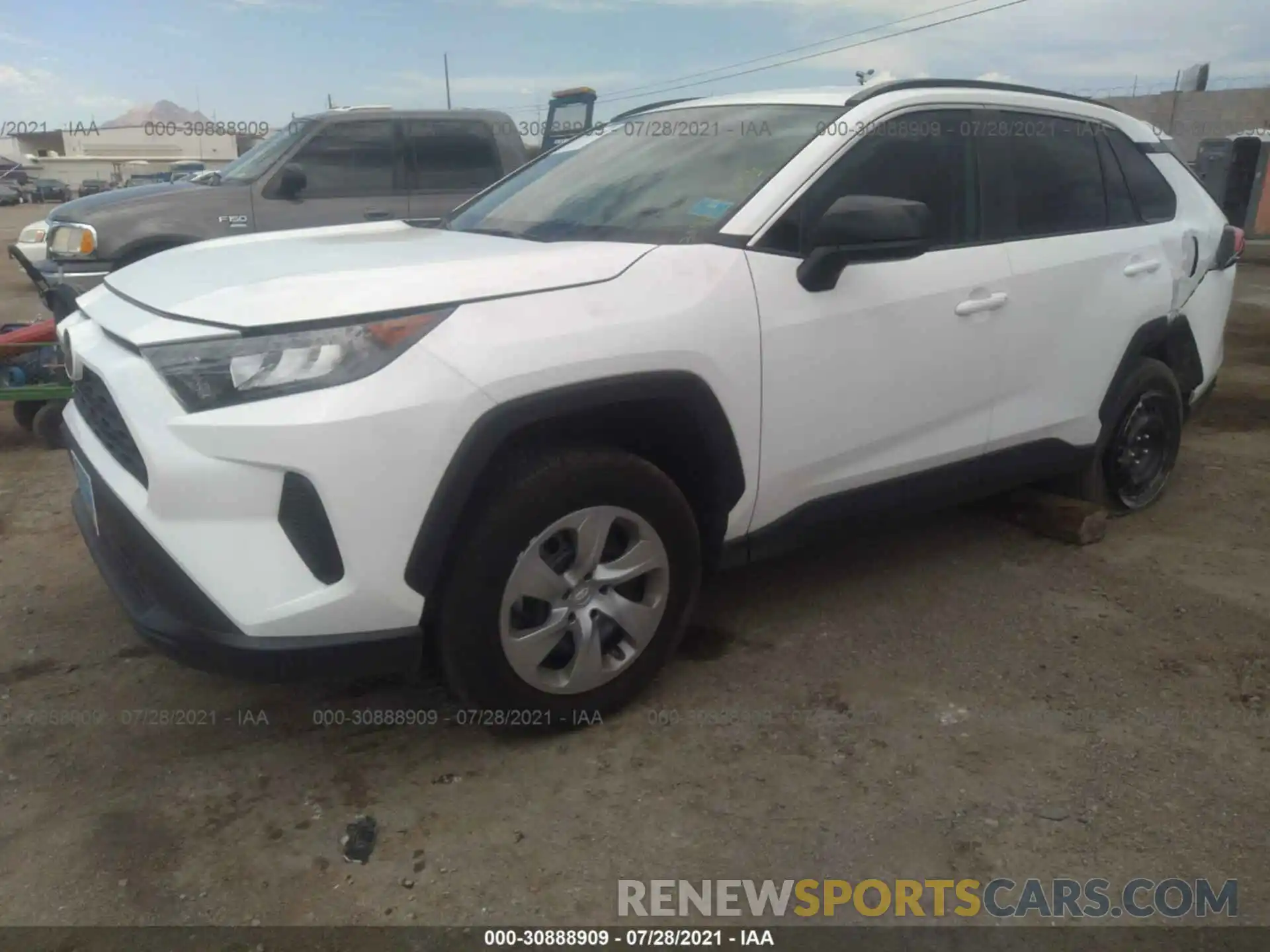 2 Photograph of a damaged car 2T3H1RFV3MC133281 TOYOTA RAV4 2021