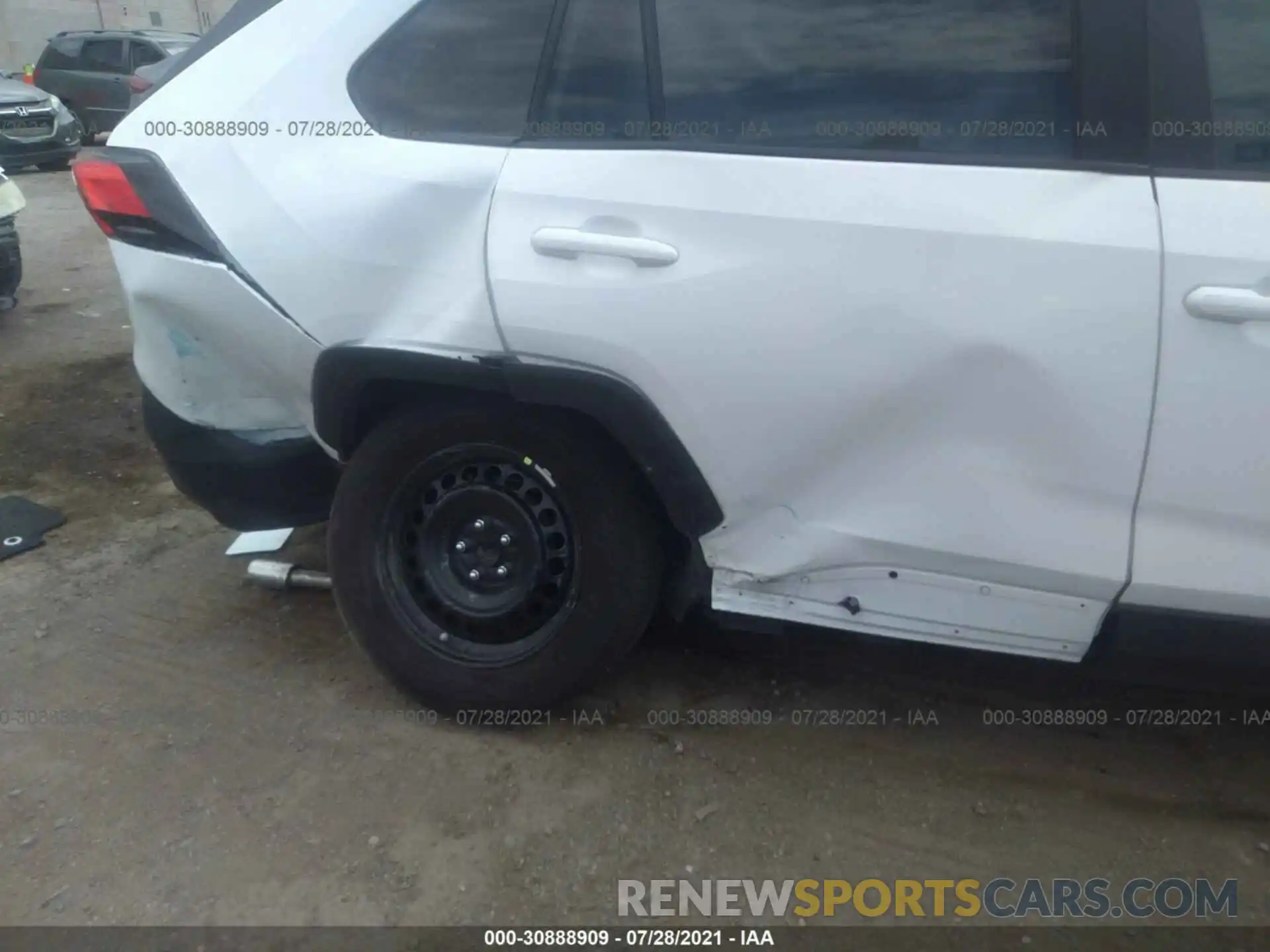 6 Фотография поврежденного автомобиля 2T3H1RFV3MC133281 TOYOTA RAV4 2021