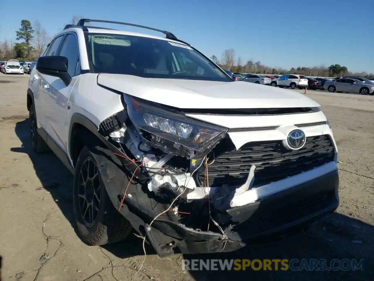 1 Photograph of a damaged car 2T3H1RFV3MC144636 TOYOTA RAV4 2021