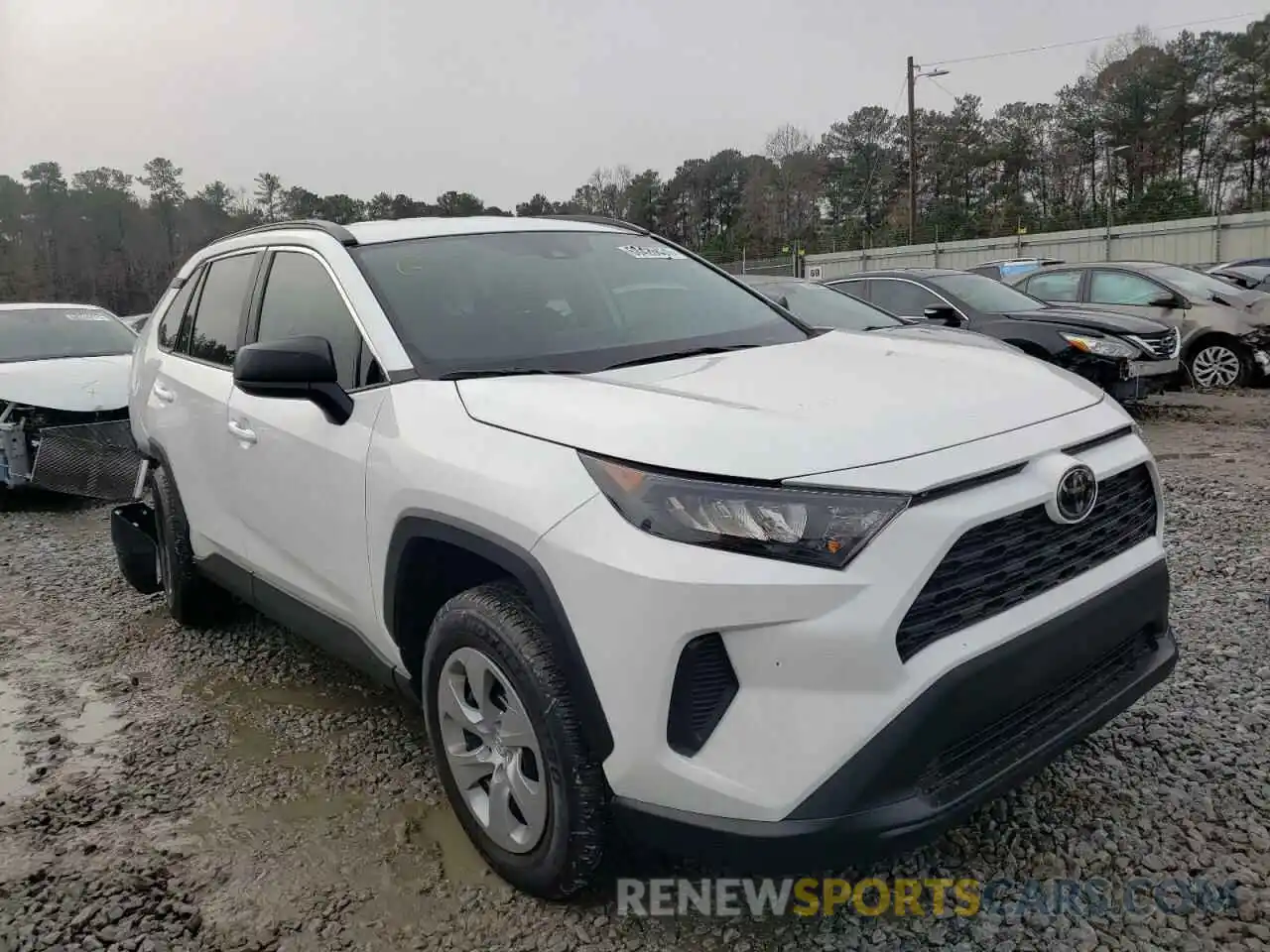 1 Photograph of a damaged car 2T3H1RFV3MC149075 TOYOTA RAV4 2021