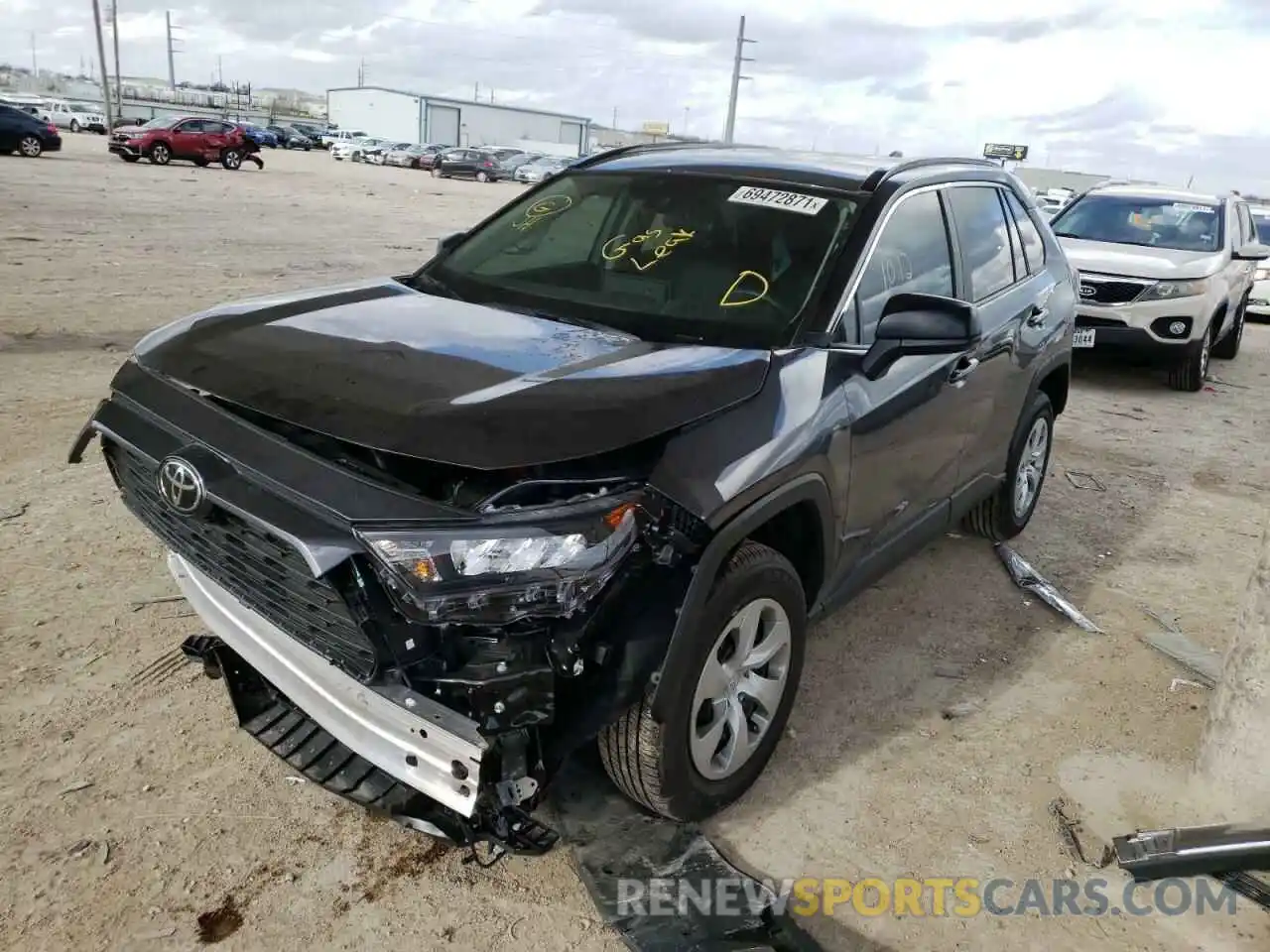 2 Photograph of a damaged car 2T3H1RFV3MC160612 TOYOTA RAV4 2021