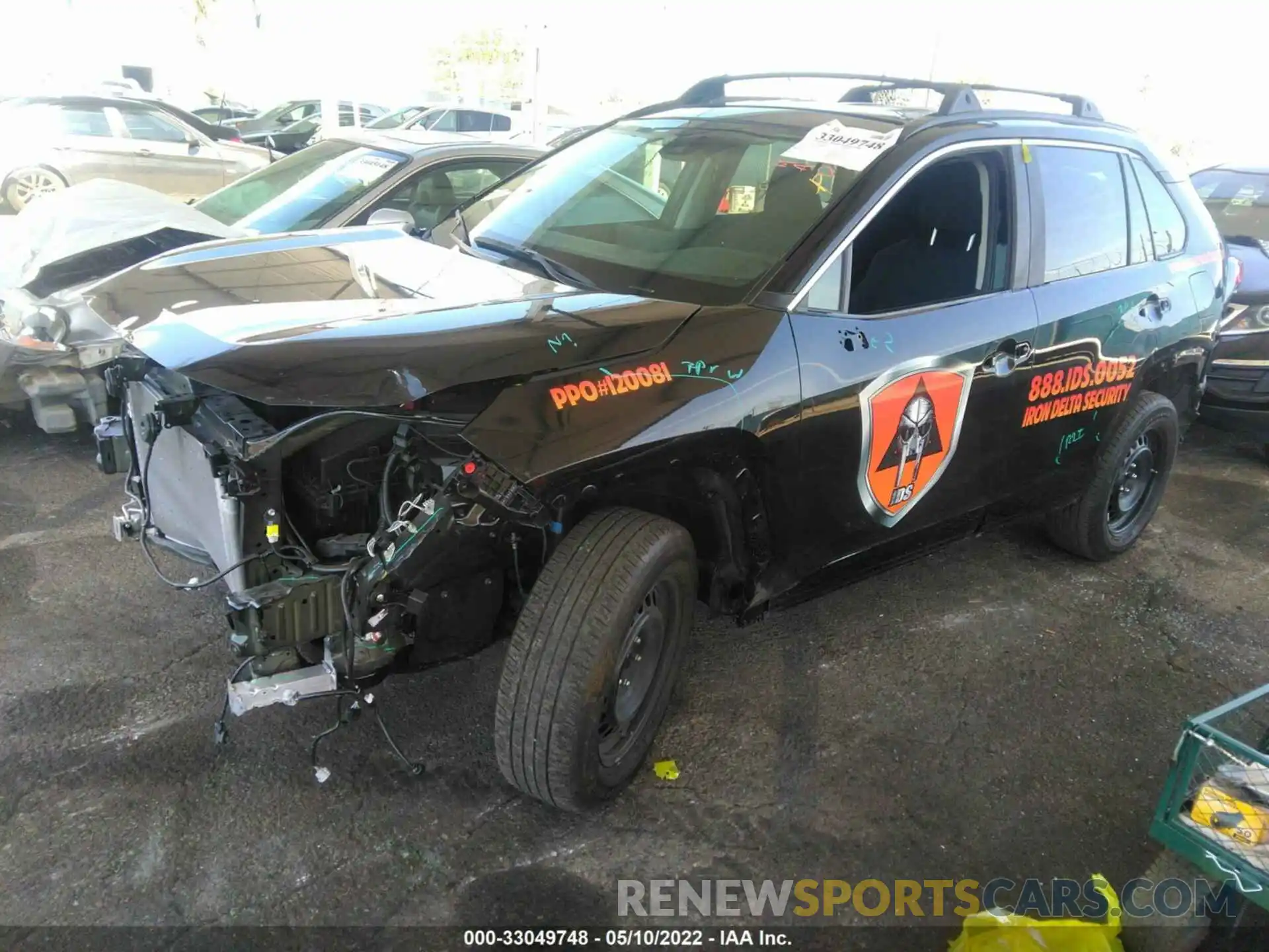 2 Photograph of a damaged car 2T3H1RFV3MC166880 TOYOTA RAV4 2021