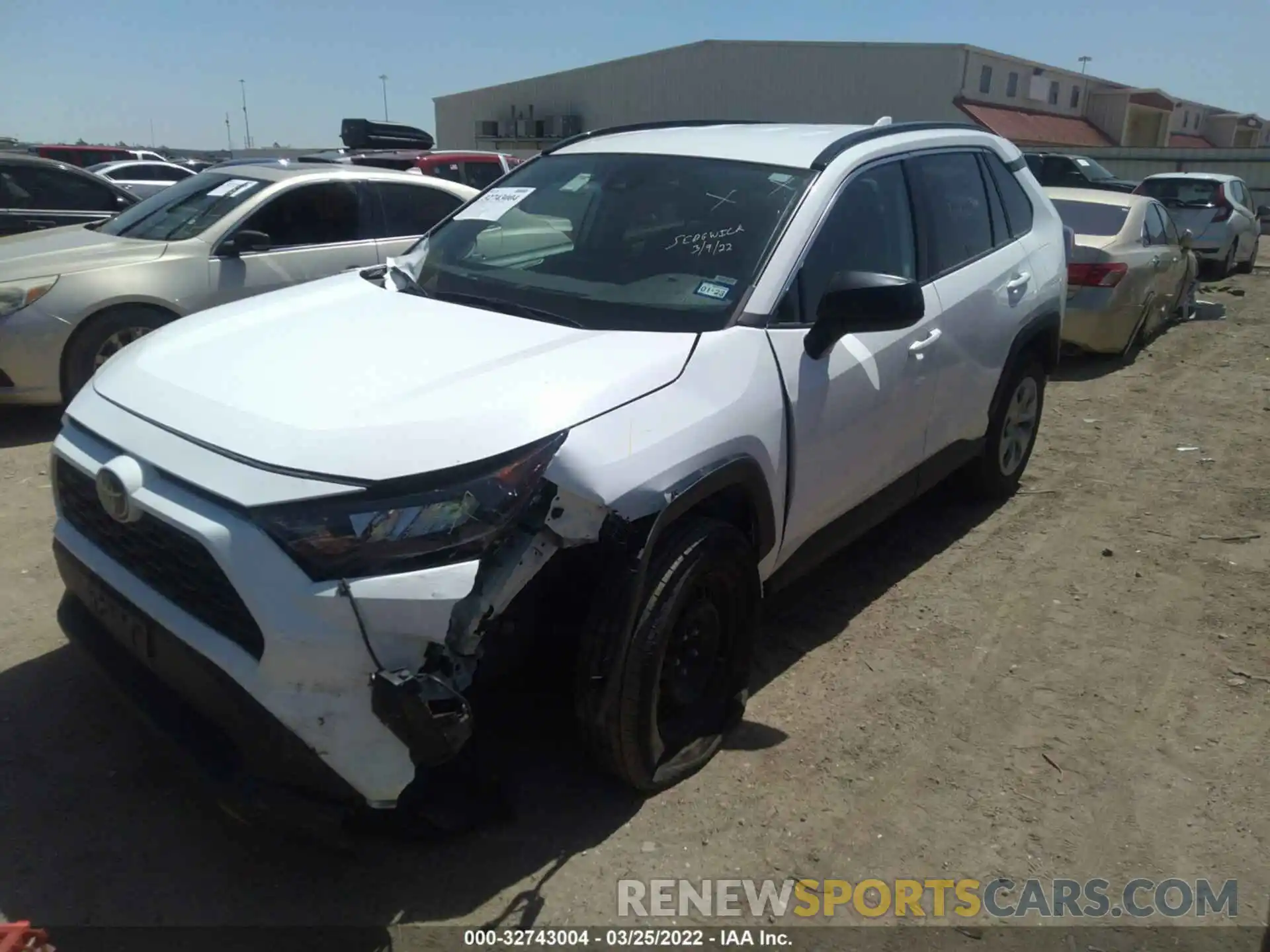 2 Photograph of a damaged car 2T3H1RFV3MW130329 TOYOTA RAV4 2021