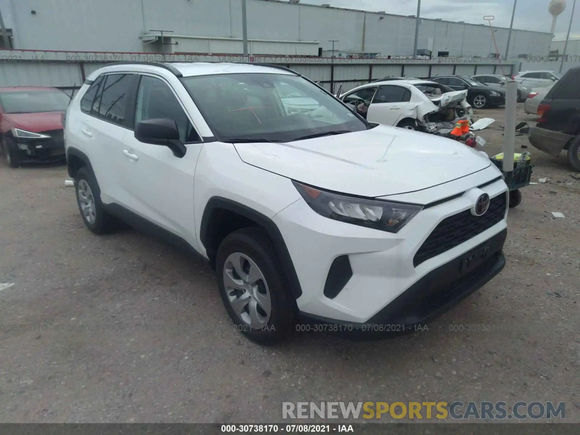 1 Фотография поврежденного автомобиля 2T3H1RFV3MW130654 TOYOTA RAV4 2021