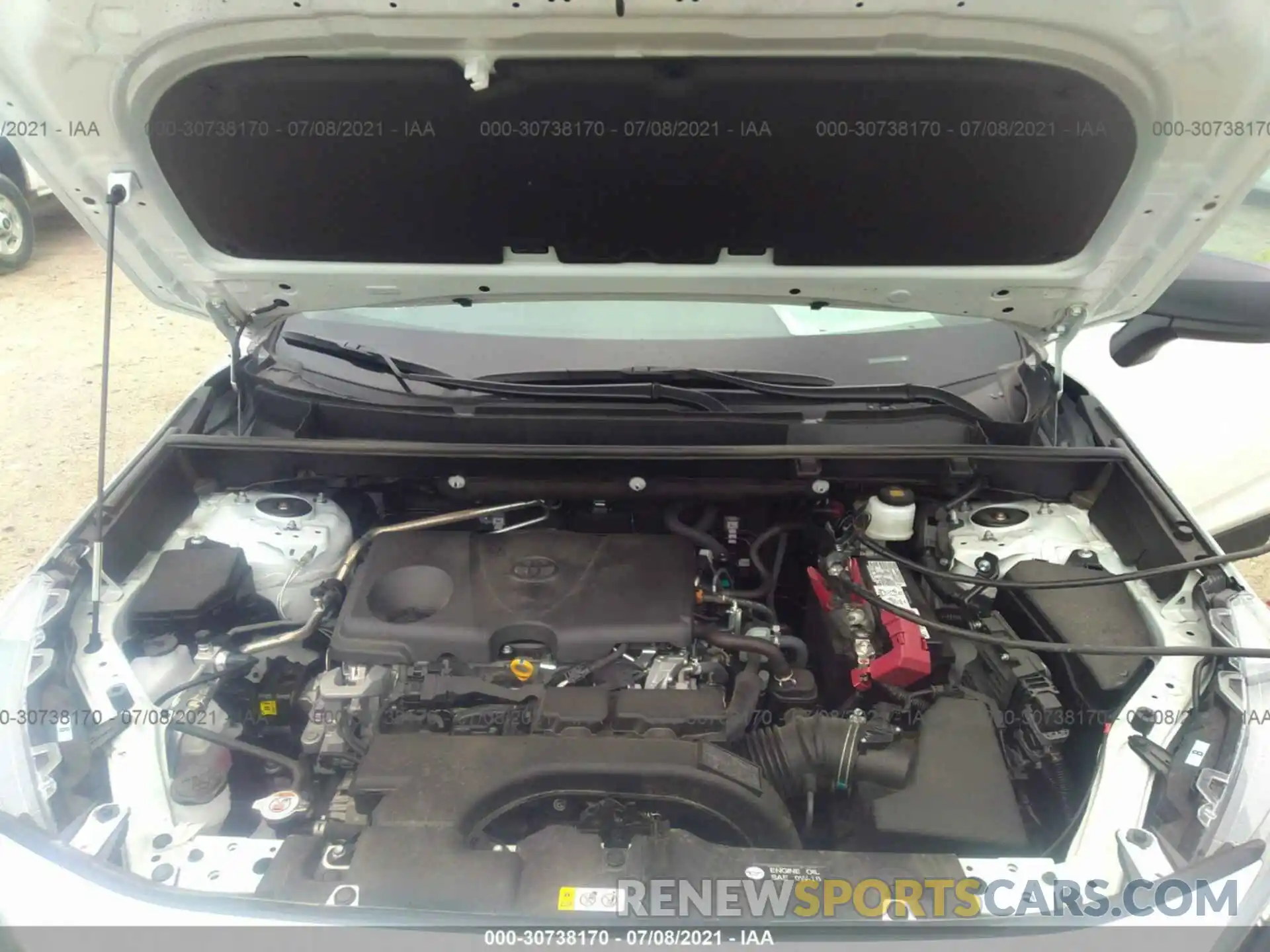 10 Фотография поврежденного автомобиля 2T3H1RFV3MW130654 TOYOTA RAV4 2021