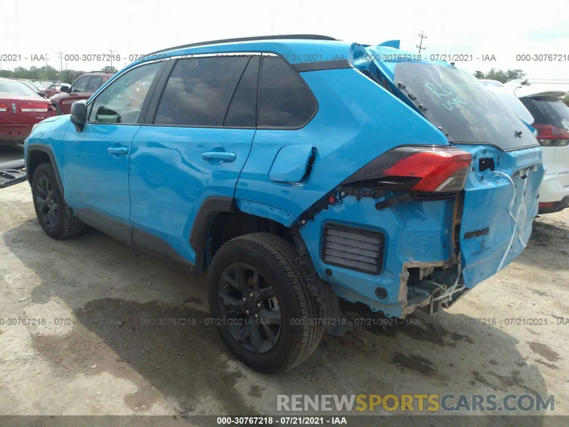 3 Фотография поврежденного автомобиля 2T3H1RFV3MW130766 TOYOTA RAV4 2021