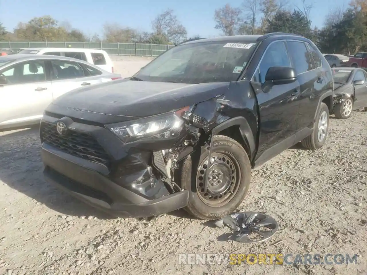 2 Photograph of a damaged car 2T3H1RFV3MW143002 TOYOTA RAV4 2021