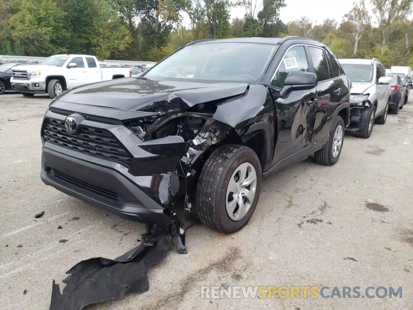 2 Photograph of a damaged car 2T3H1RFV3MW146739 TOYOTA RAV4 2021