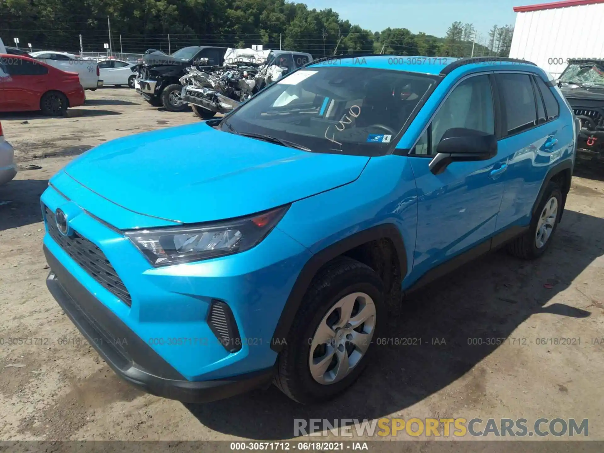 2 Фотография поврежденного автомобиля 2T3H1RFV3MW146756 TOYOTA RAV4 2021