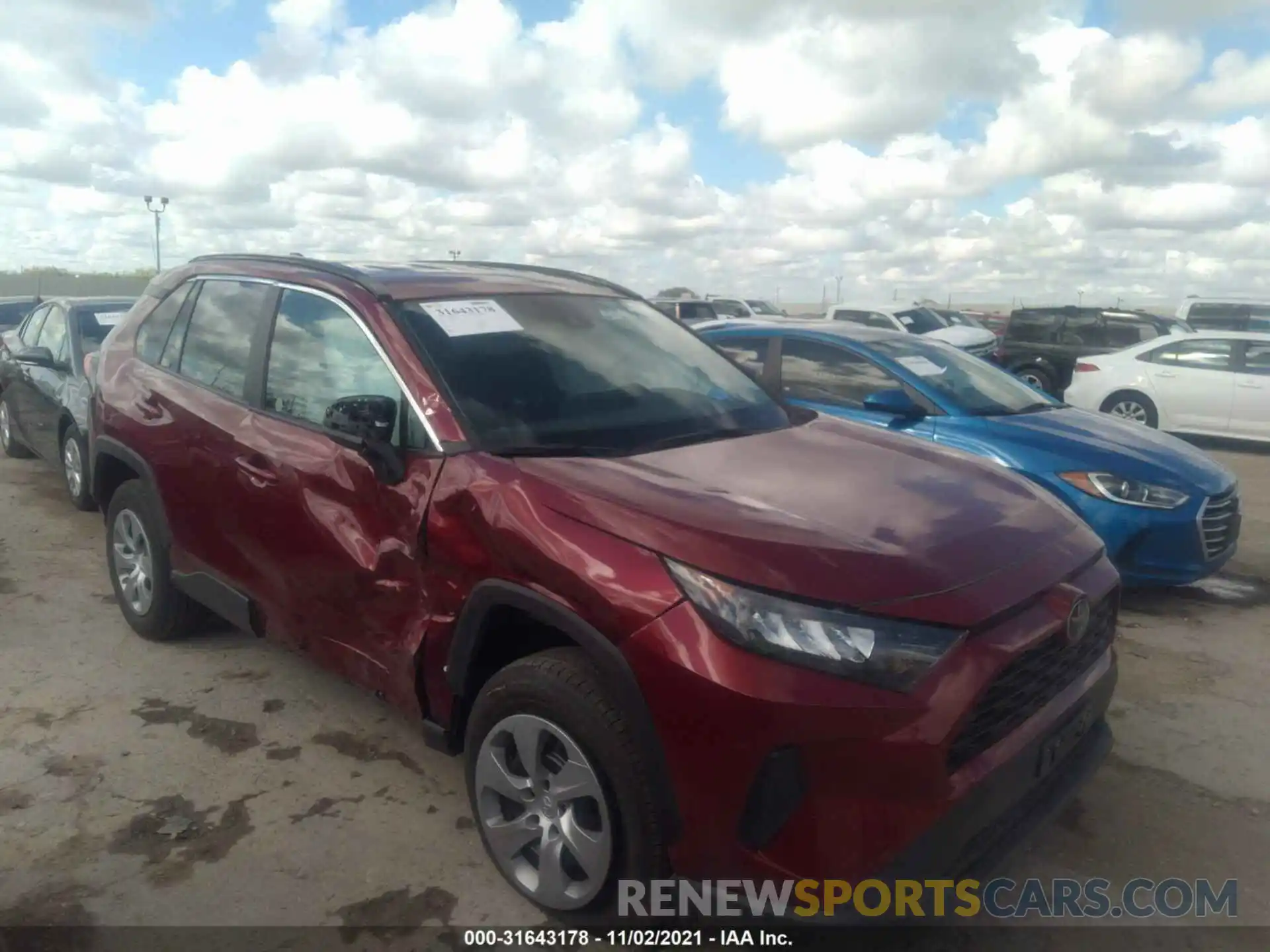 1 Фотография поврежденного автомобиля 2T3H1RFV3MW151777 TOYOTA RAV4 2021