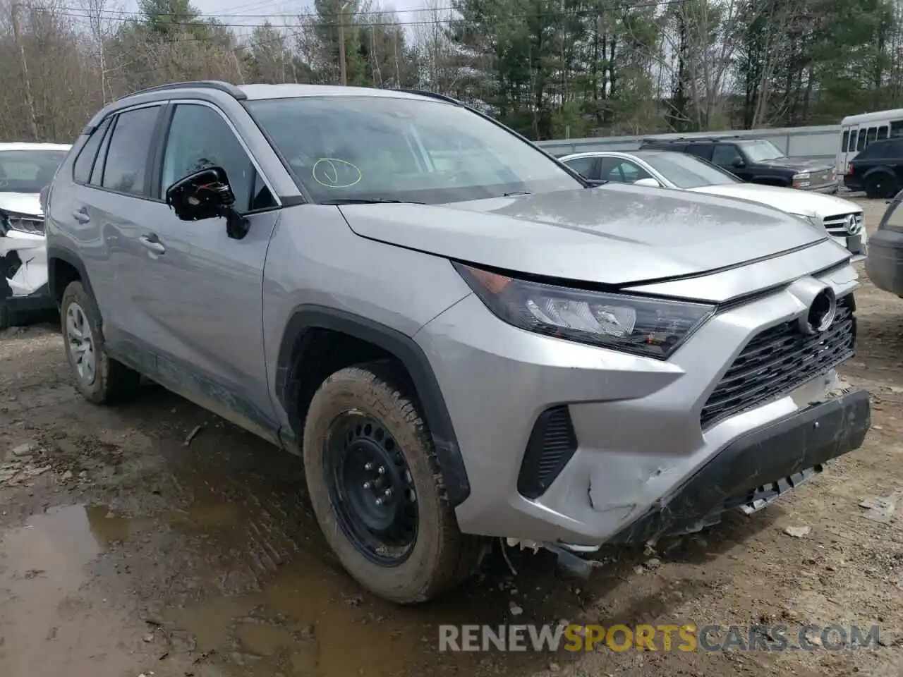 1 Photograph of a damaged car 2T3H1RFV3MW152217 TOYOTA RAV4 2021