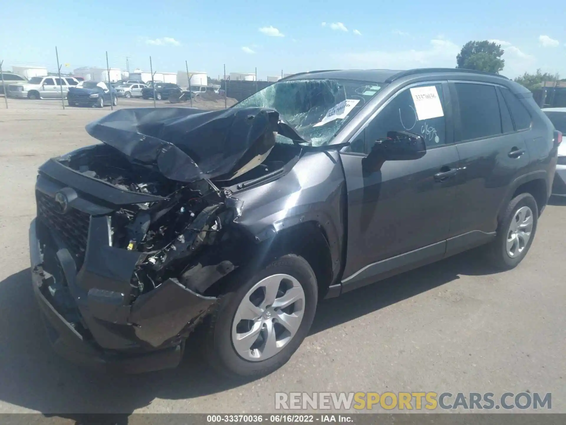 2 Photograph of a damaged car 2T3H1RFV3MW152296 TOYOTA RAV4 2021