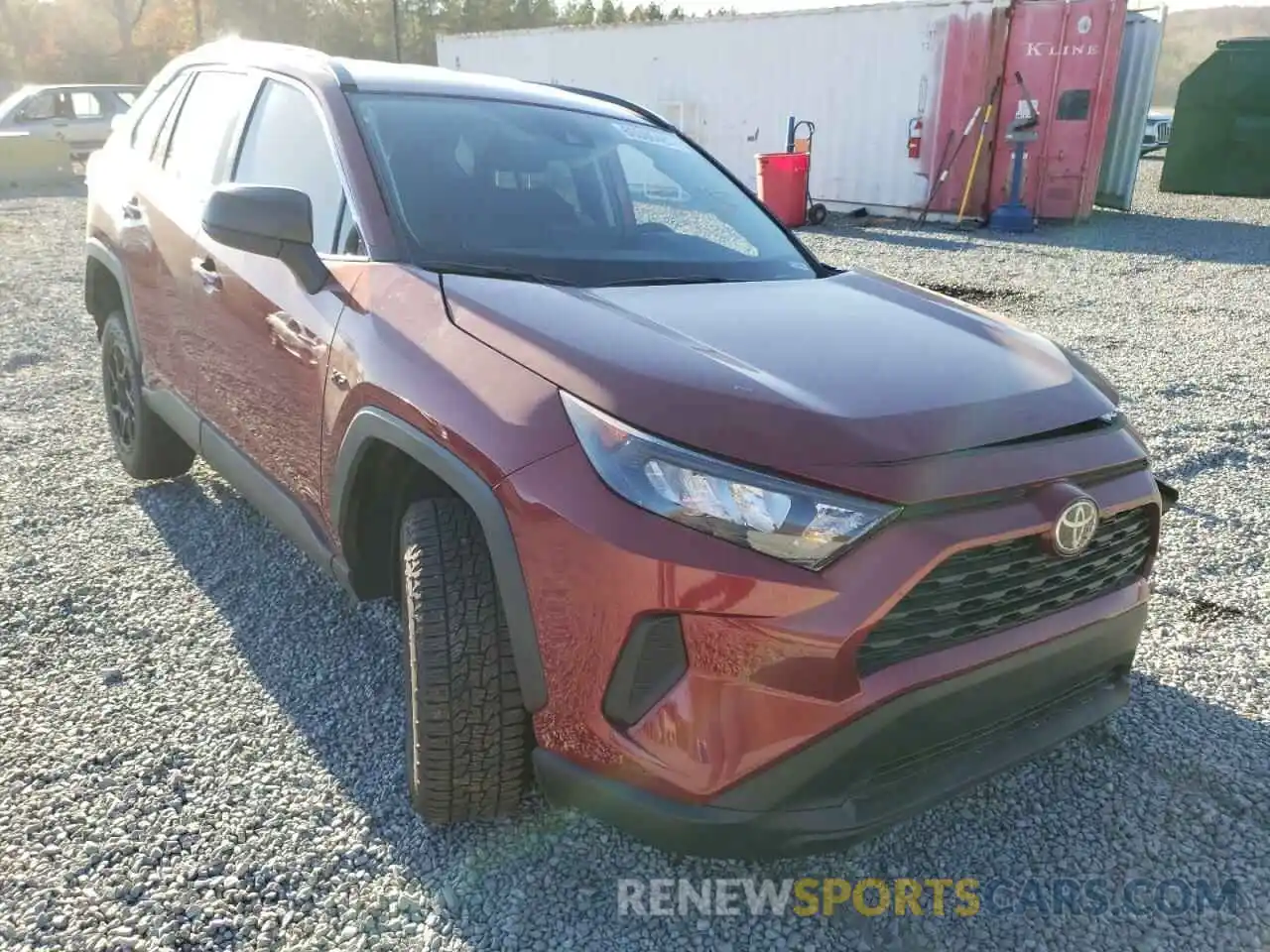 1 Photograph of a damaged car 2T3H1RFV3MW161354 TOYOTA RAV4 2021