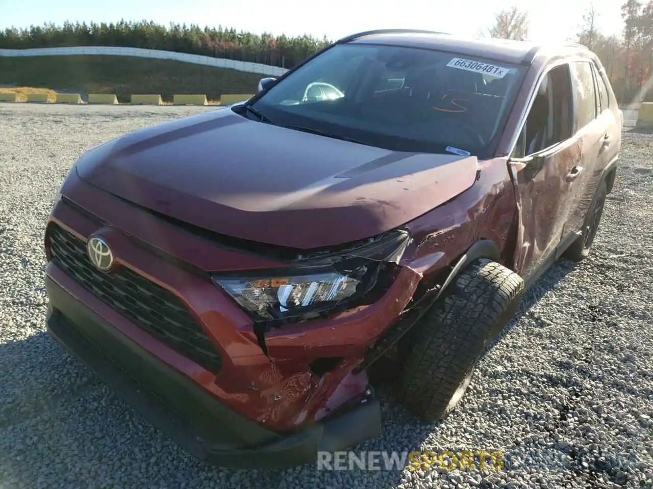 2 Photograph of a damaged car 2T3H1RFV3MW161354 TOYOTA RAV4 2021