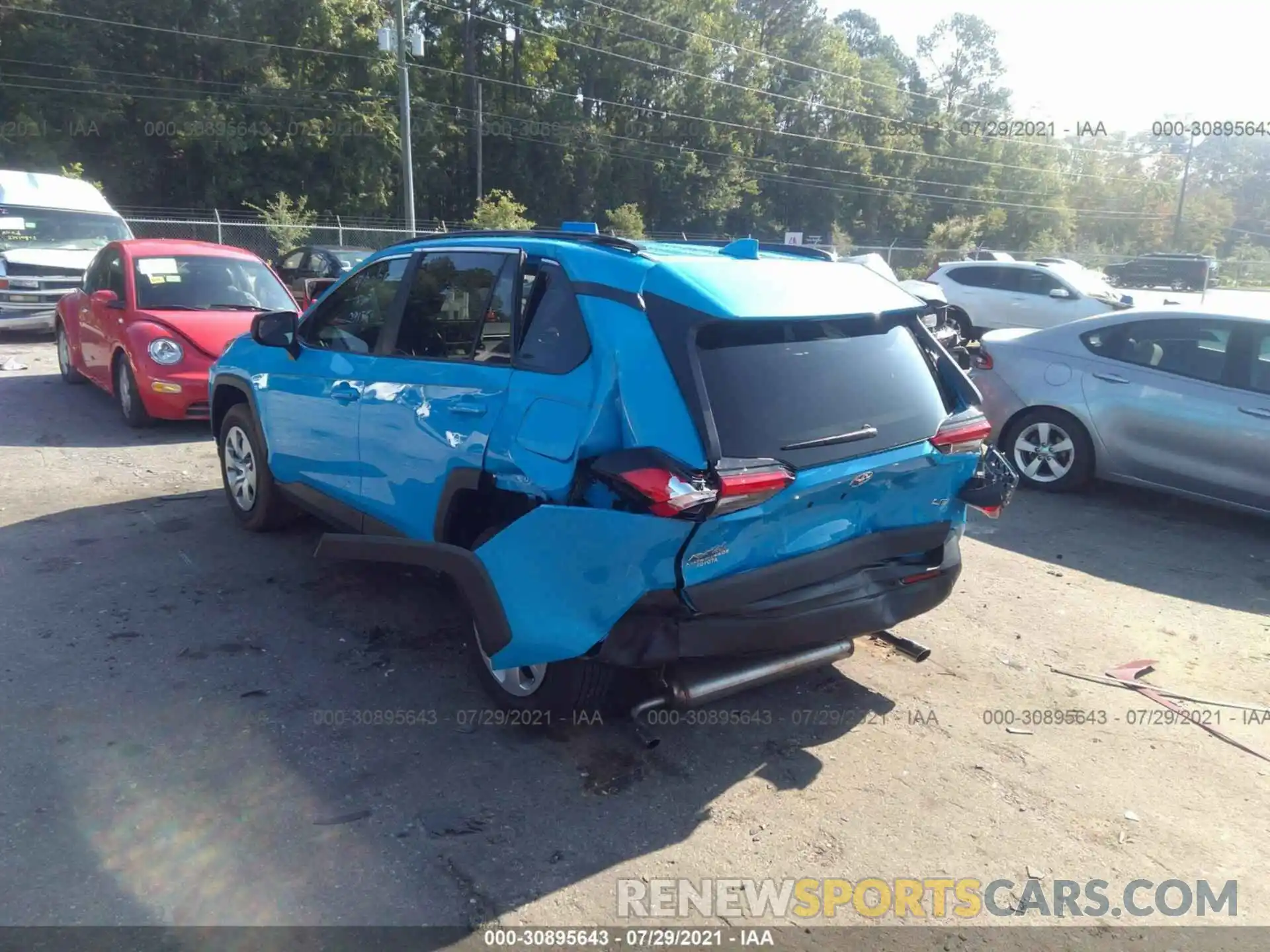 3 Photograph of a damaged car 2T3H1RFV4MC091851 TOYOTA RAV4 2021