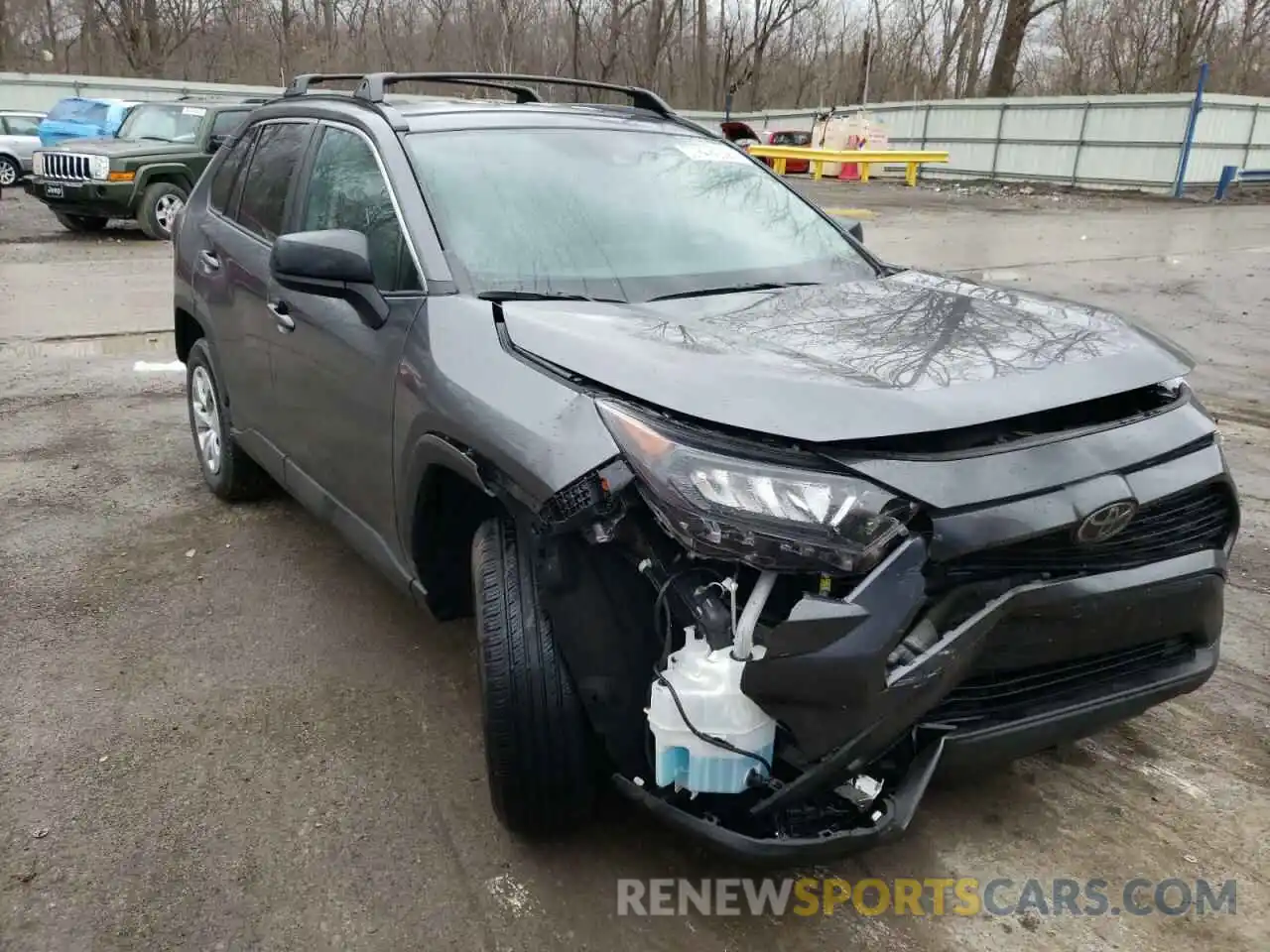 1 Photograph of a damaged car 2T3H1RFV4MC104372 TOYOTA RAV4 2021